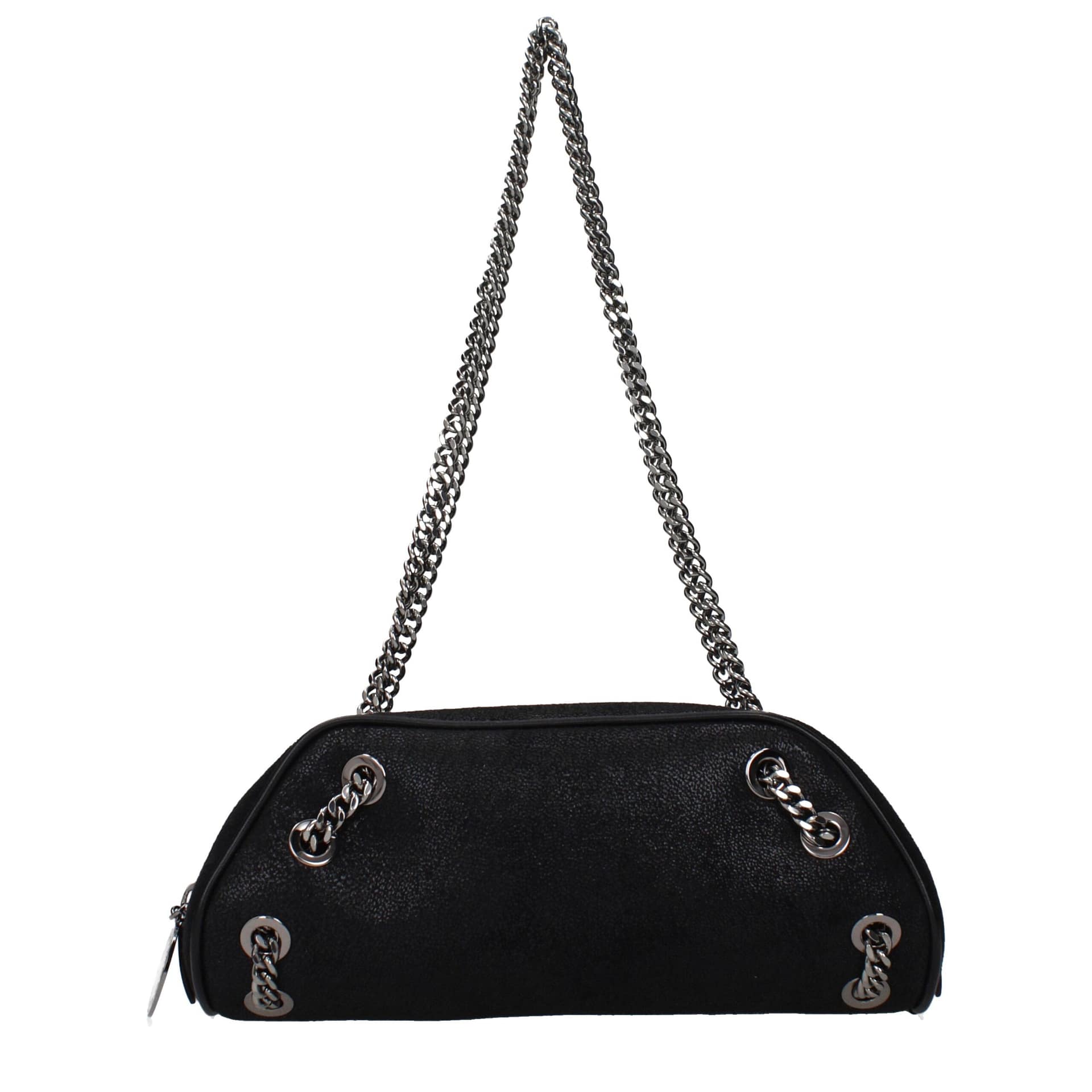 Stella McCartney Black Leather Shoulder Bag - Image 3