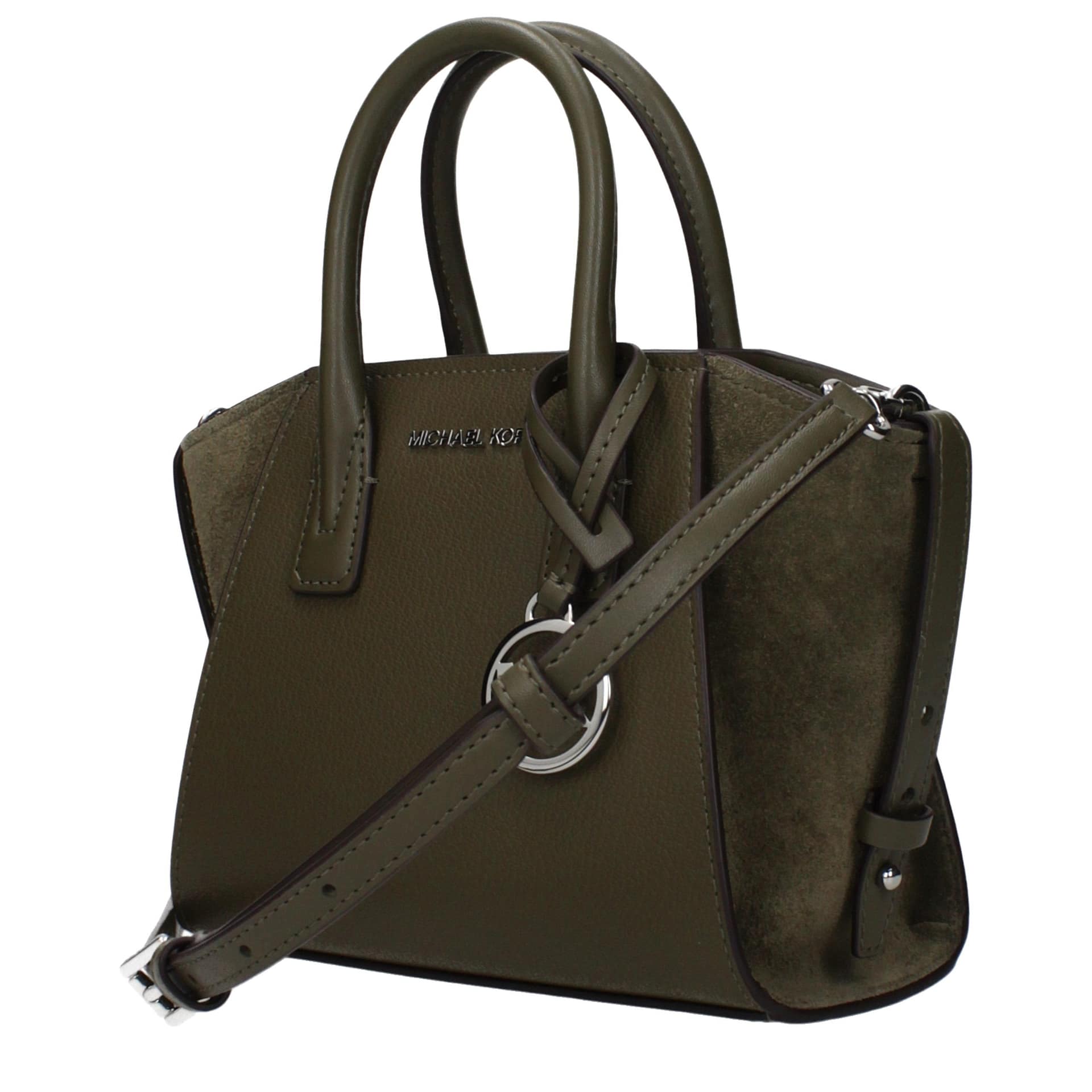 Michael Kors Green Leather Handbag - Image 2