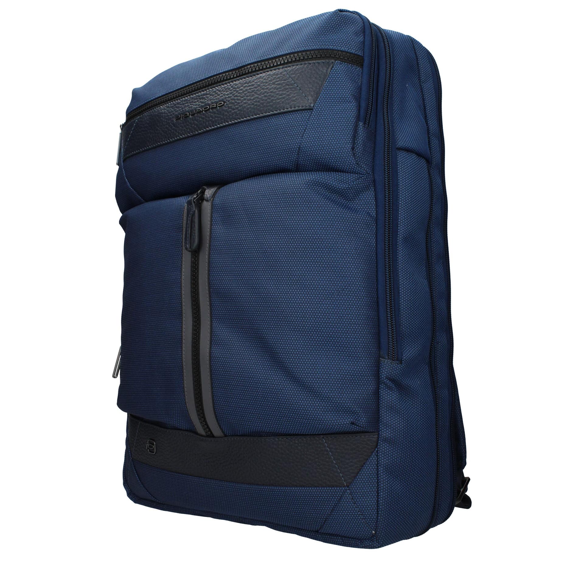 Piquadro Blue Fabric Backpack - Image 2