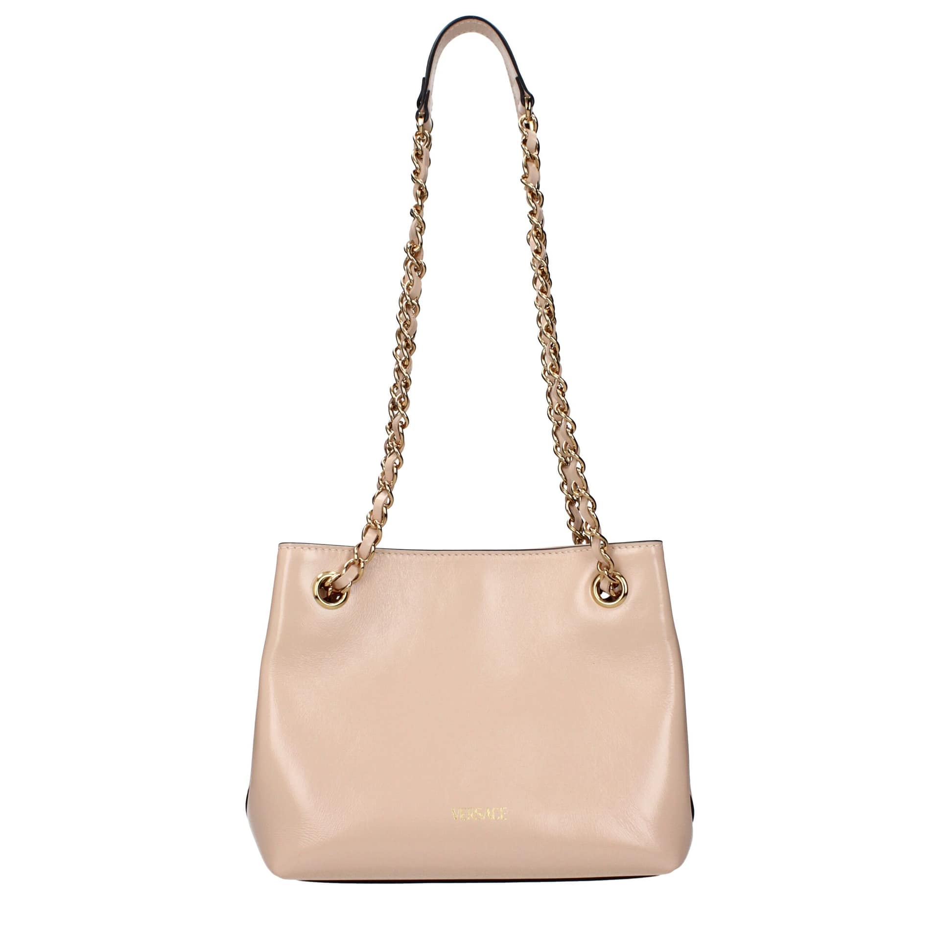 Versace Pink Leather Shoulder Bag - Image 3