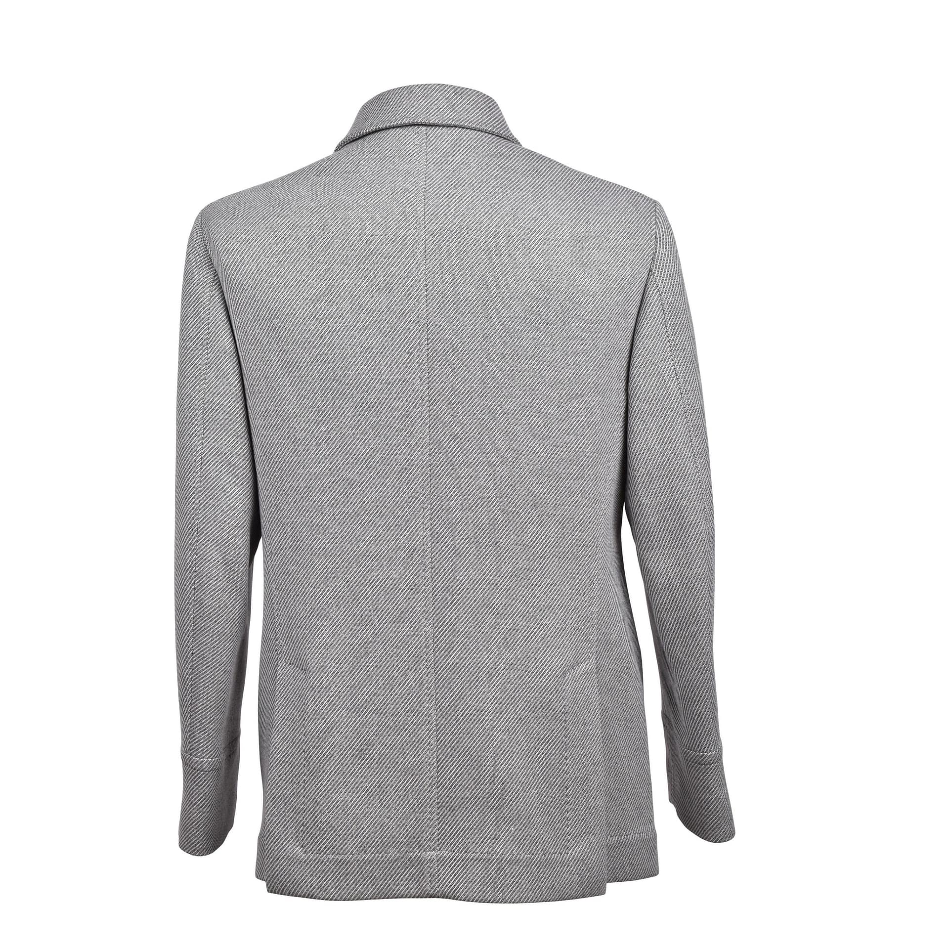 Brunello Cucinelli Gray Wool Coat - Image 3