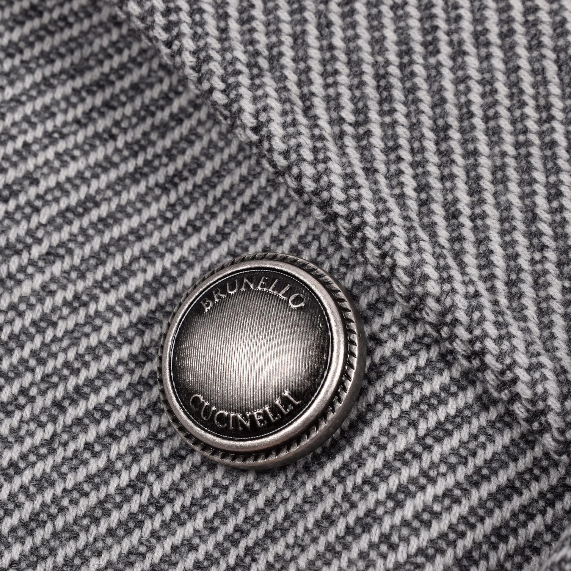 Brunello Cucinelli Gray Wool Coat - Image 7