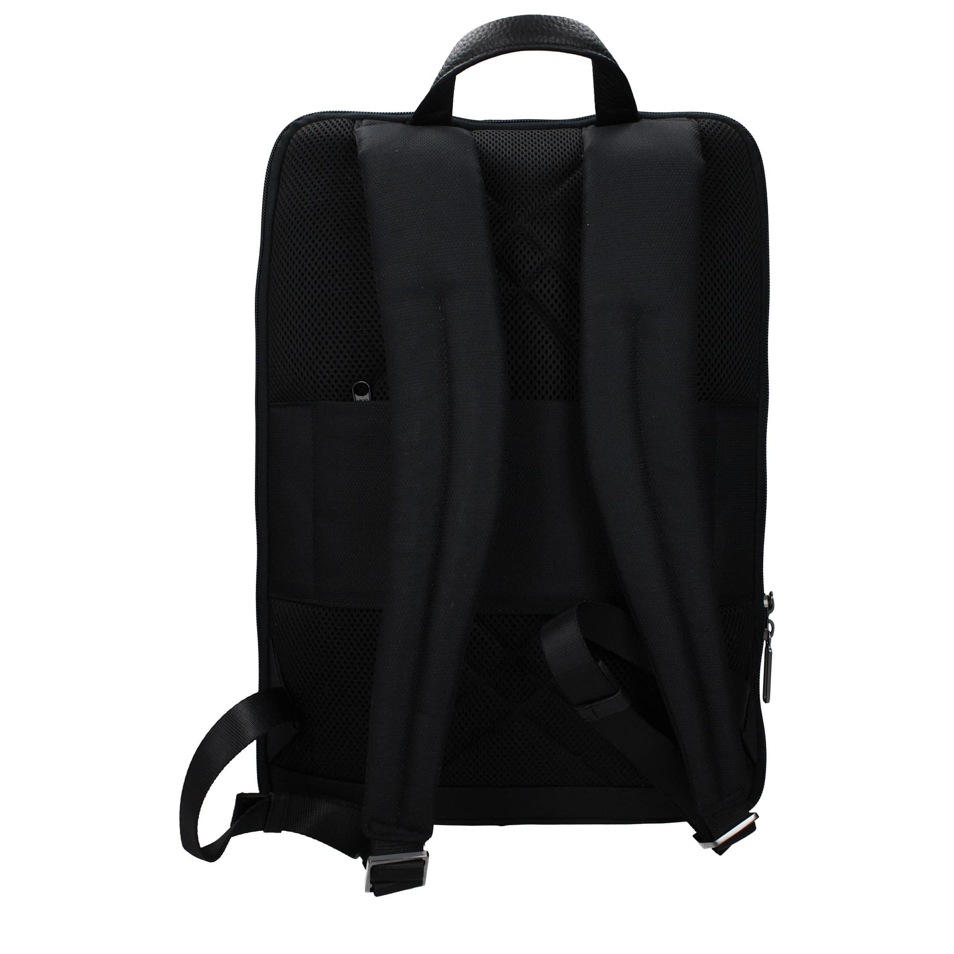 Piquadro Black Fabric Backpack - Image 3