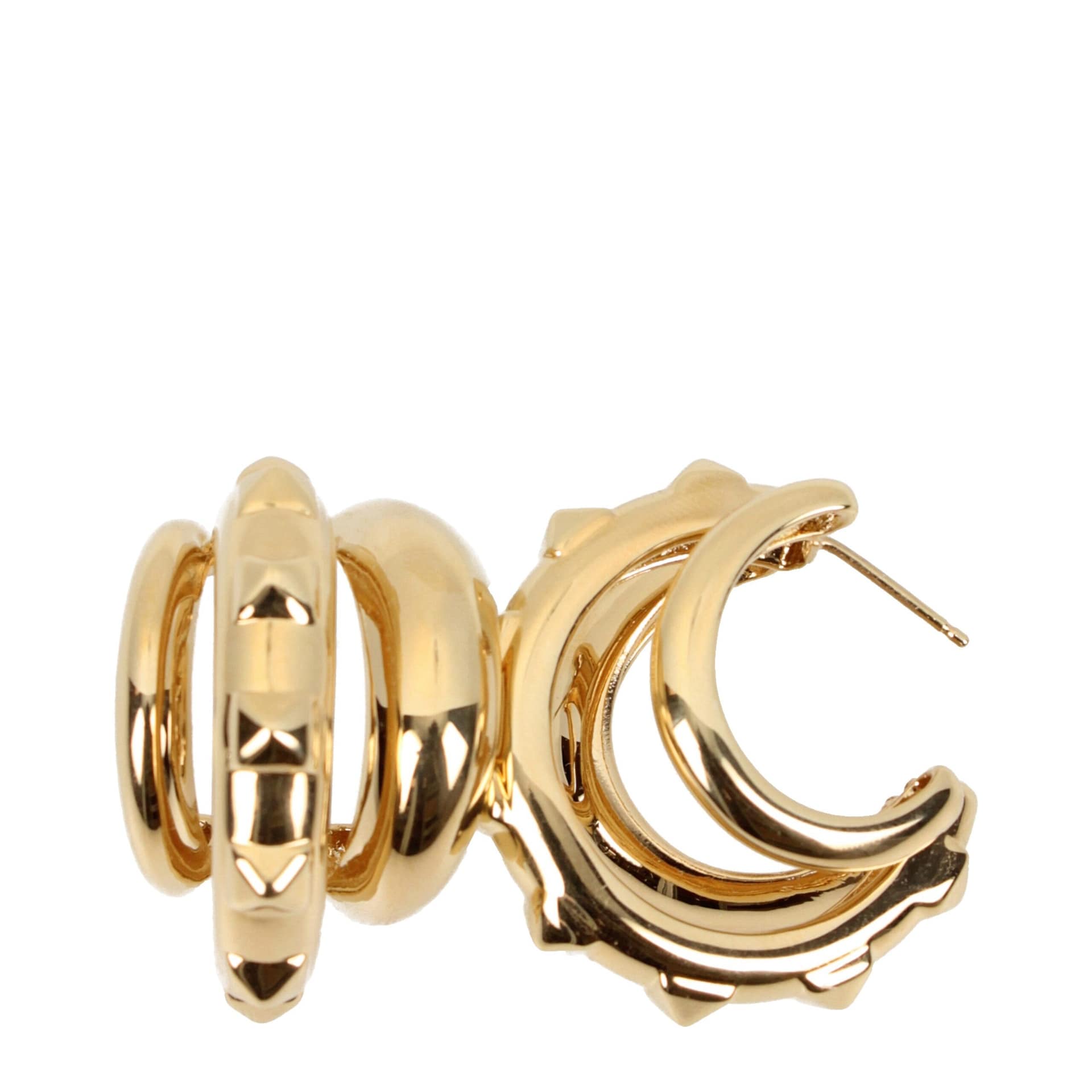 Valentino Garavani Gold Metal Earrings - Image 2