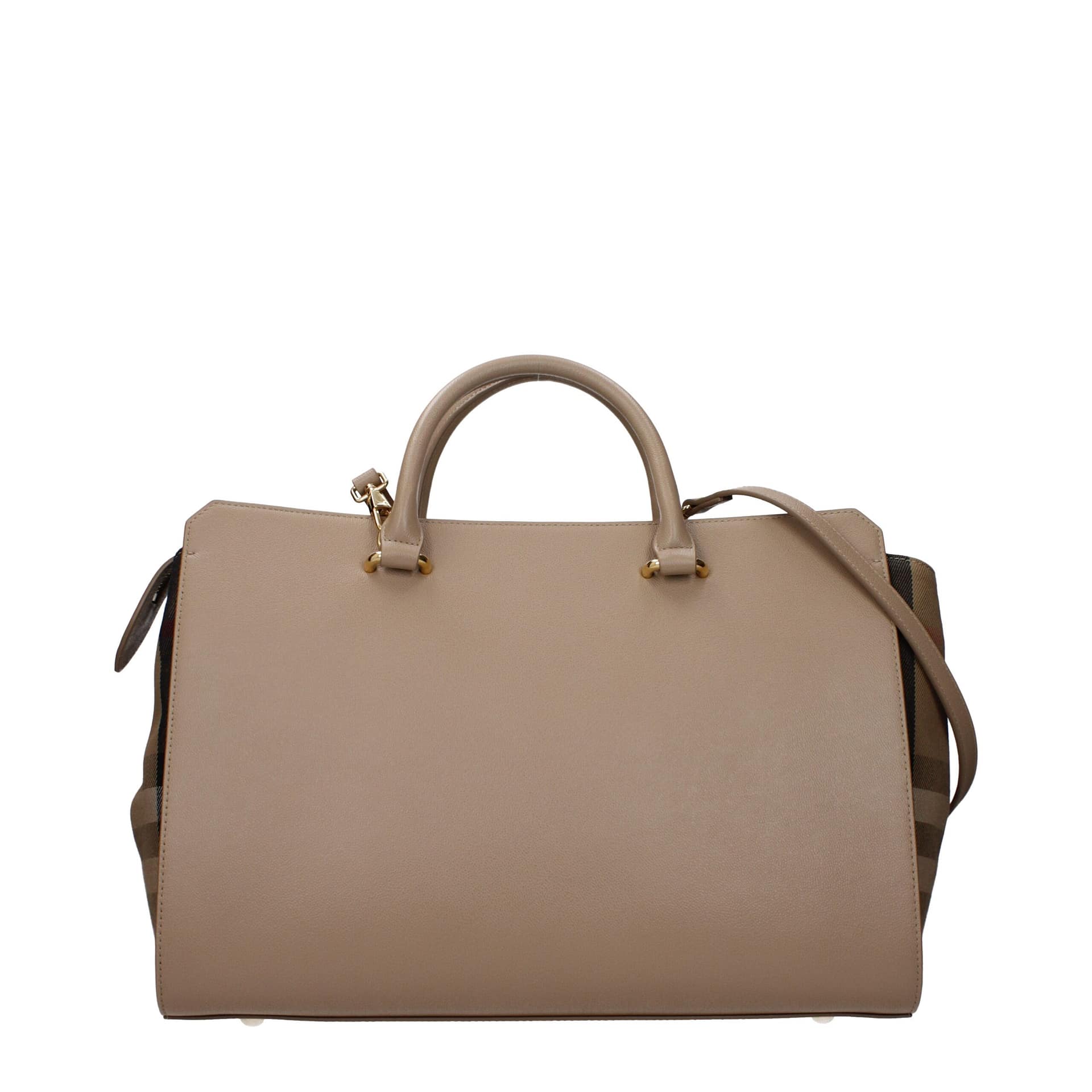 Burberry Beige Leather Handbag - Image 3