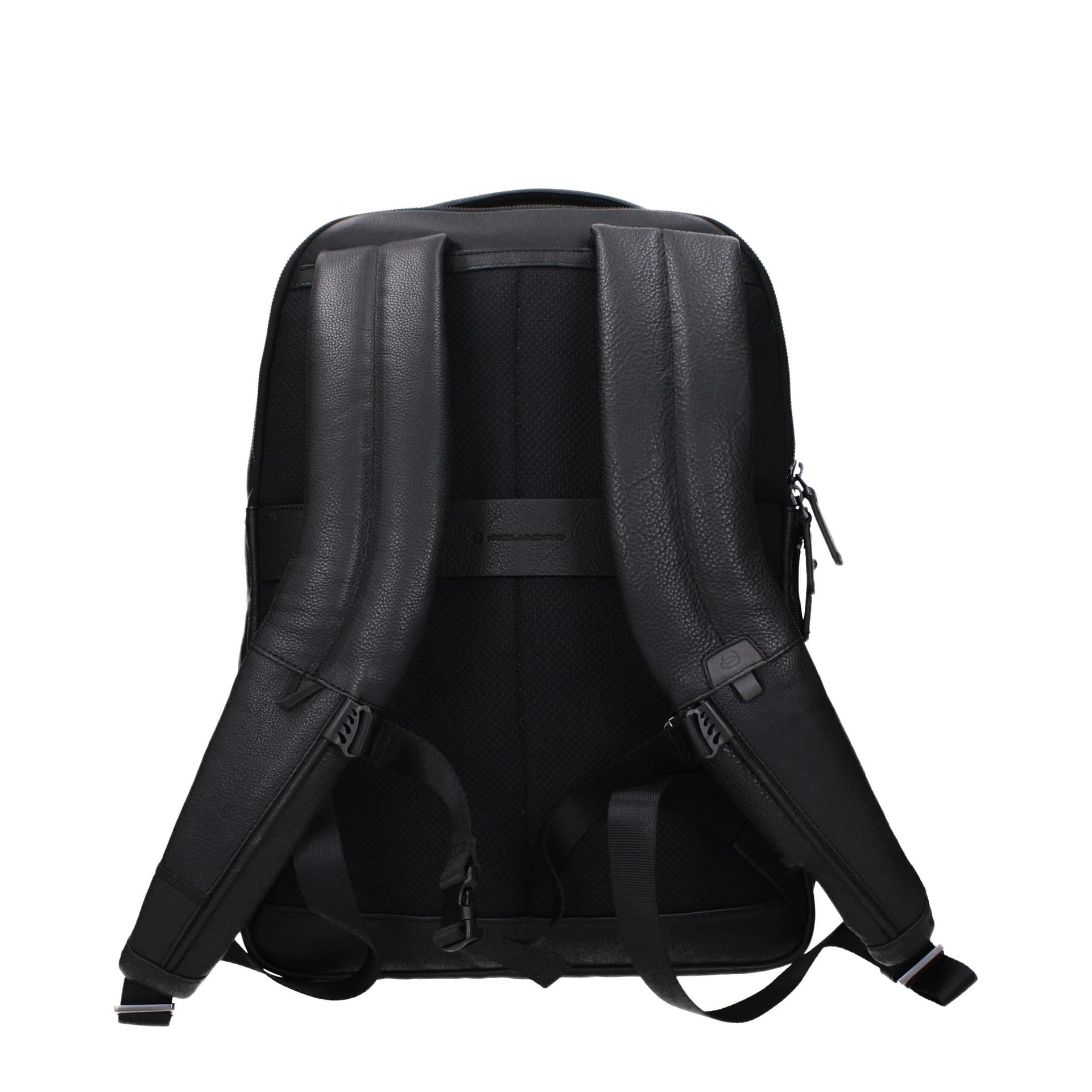 Piquadro Black Leather Backpack - Image 3