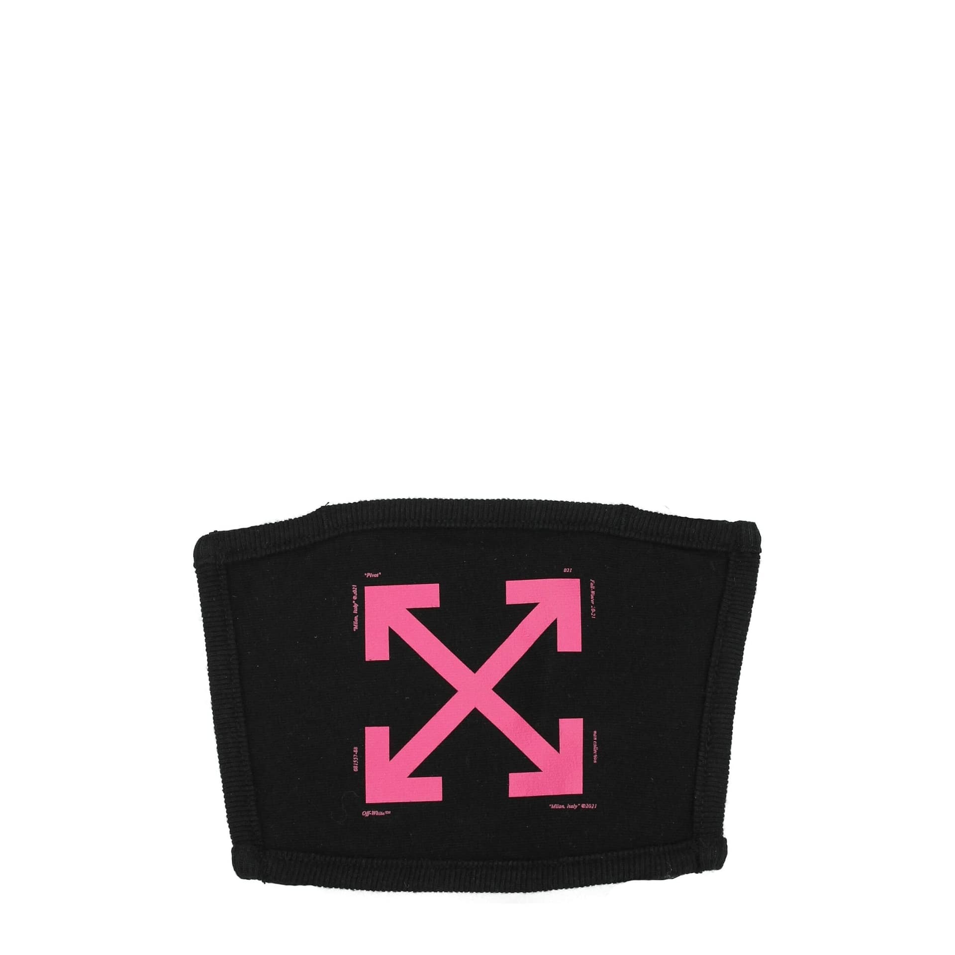 Off-White Black Cotton Facemask