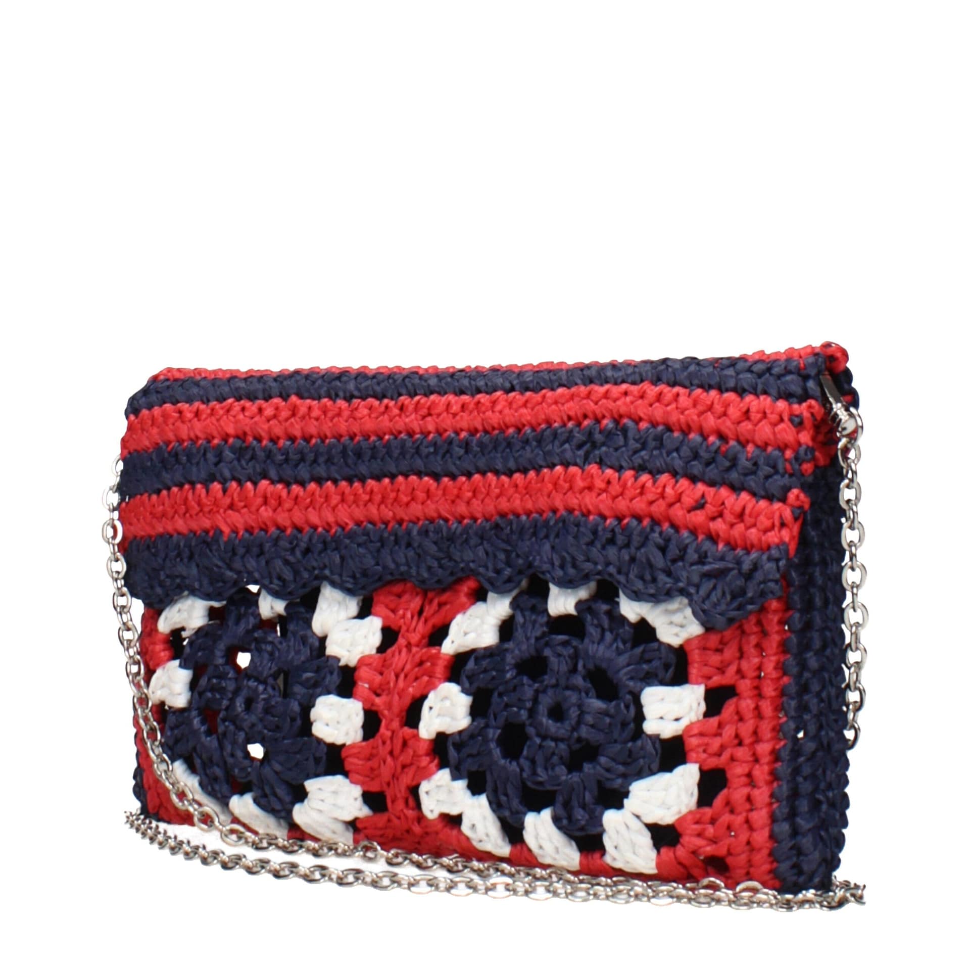 Miu Miu Multicolor Raffia Clutch Bag - Image 2