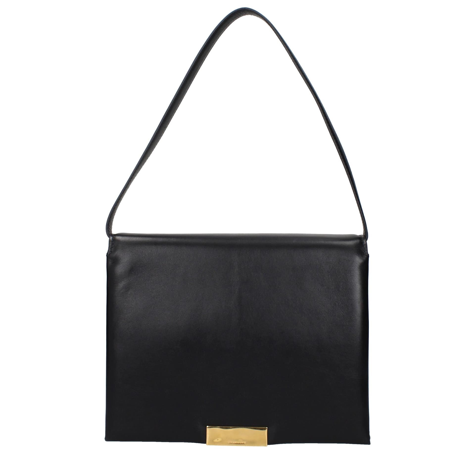Jil Sander Black Leather Shoulder Bag