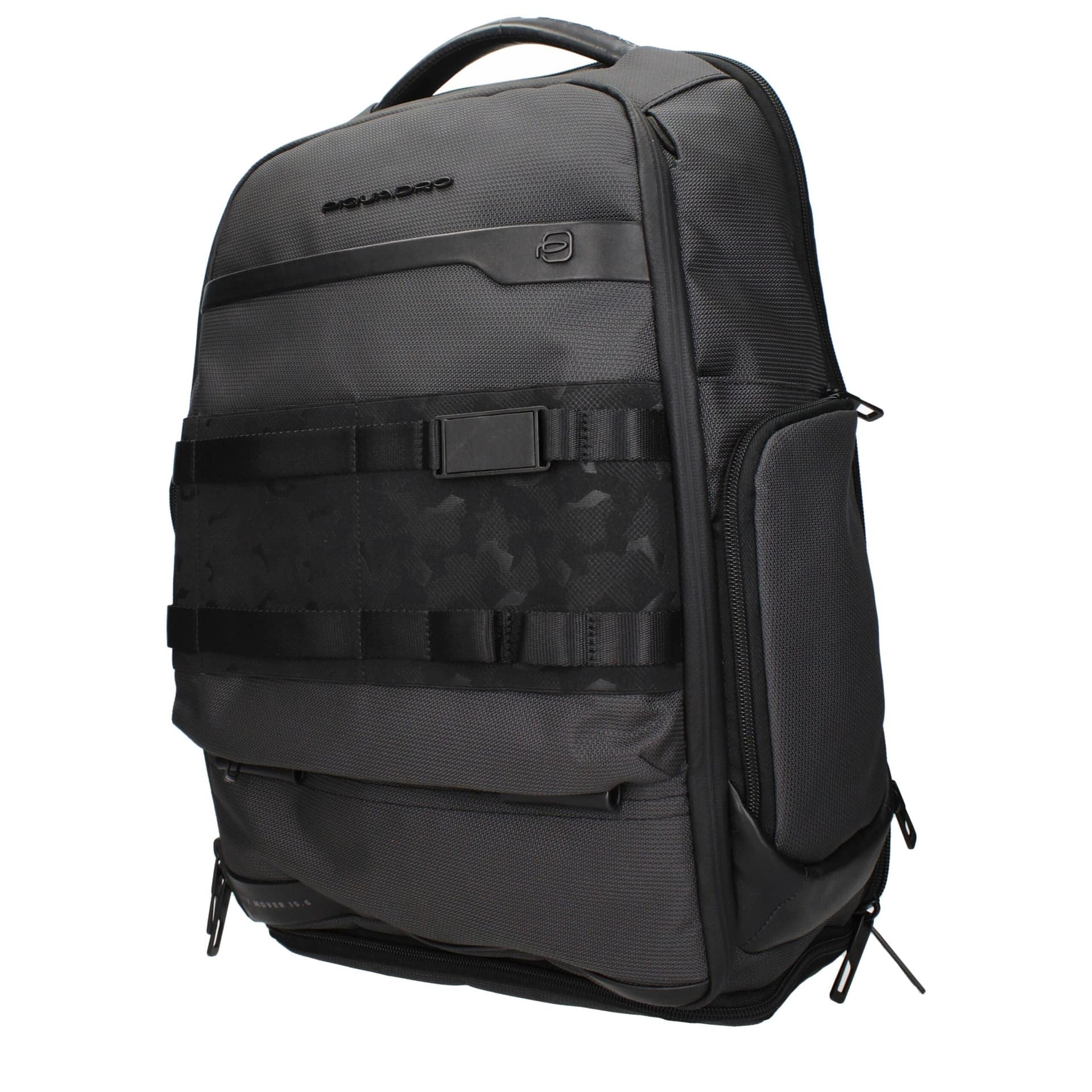 Piquadro Gray Fabric Backpack - Image 2