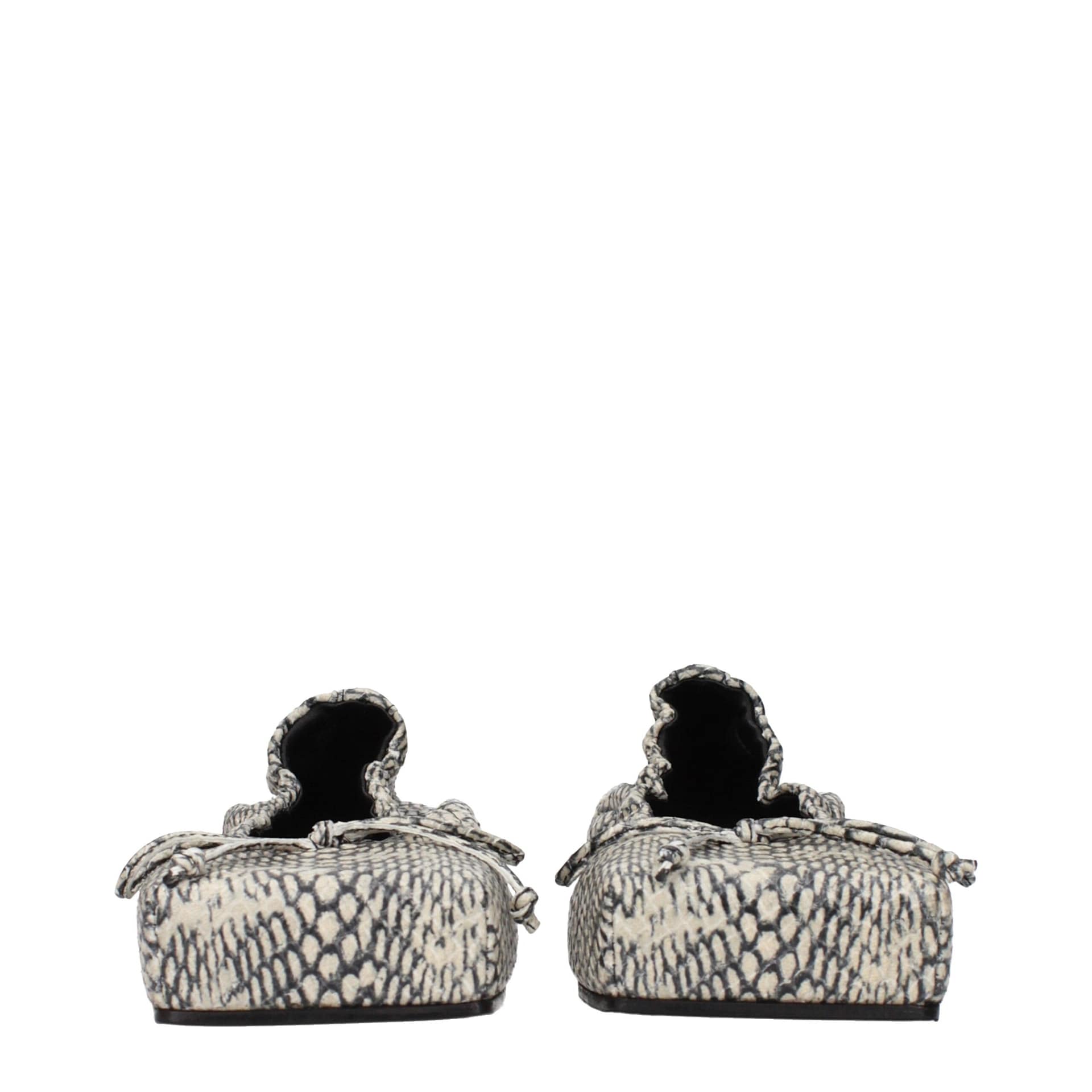 Jacquemus Beige Leather Ballet Flats - Image 3