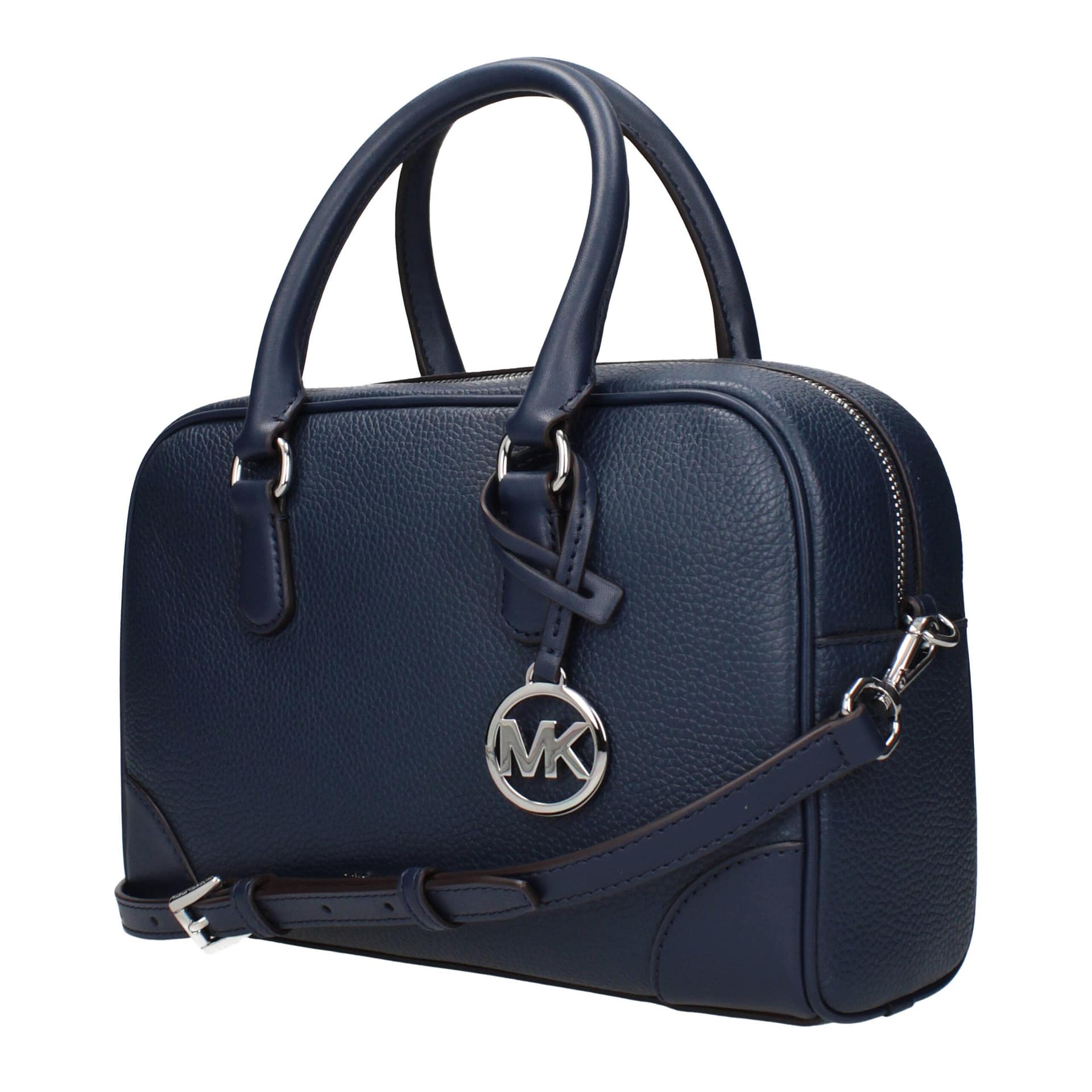 Michael Kors Blue Leather Handbag - Image 2