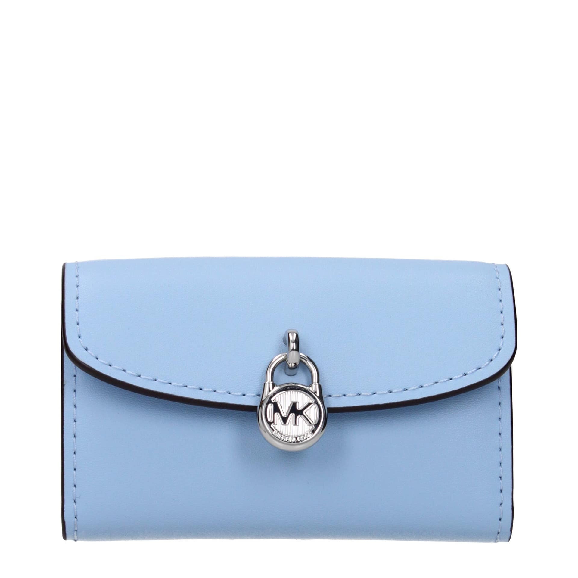 Michael Kors Light Blue Leather Wallet
