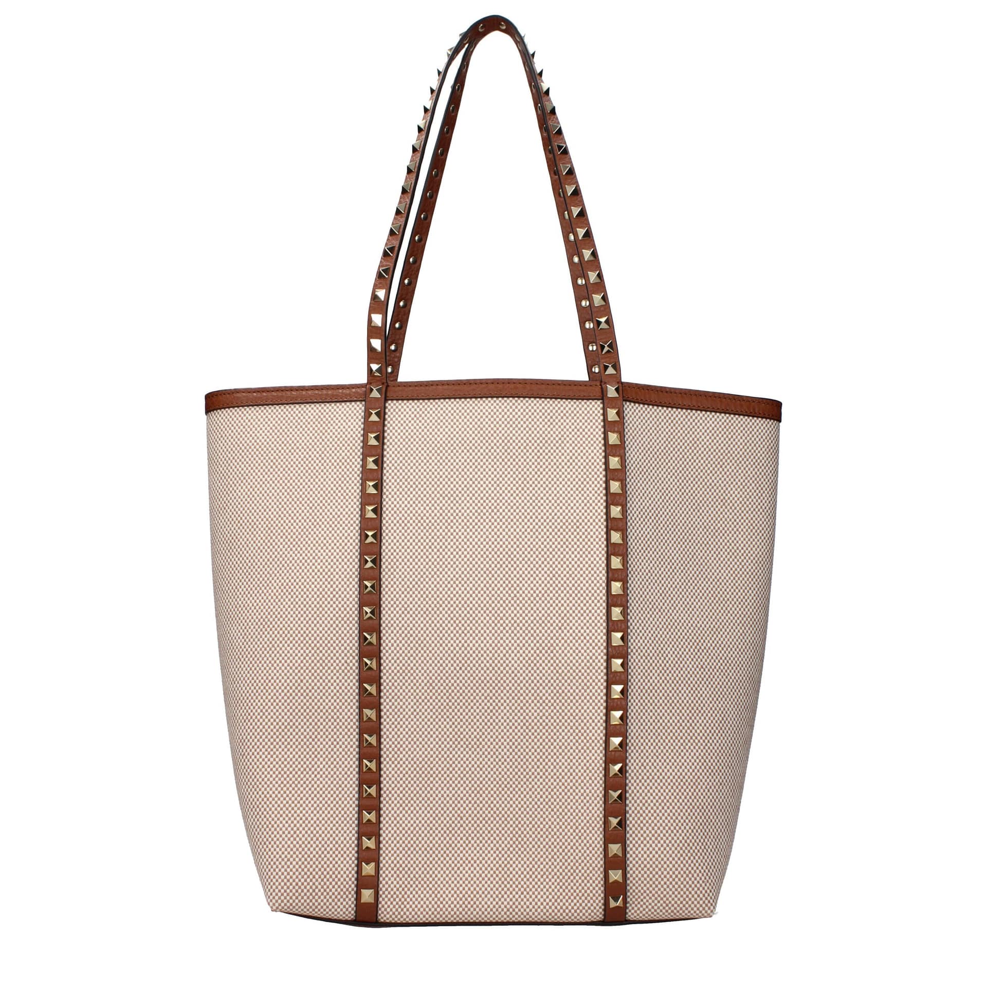 Valentino Garavani Beige Fabric Shoulder Bag - Image 3