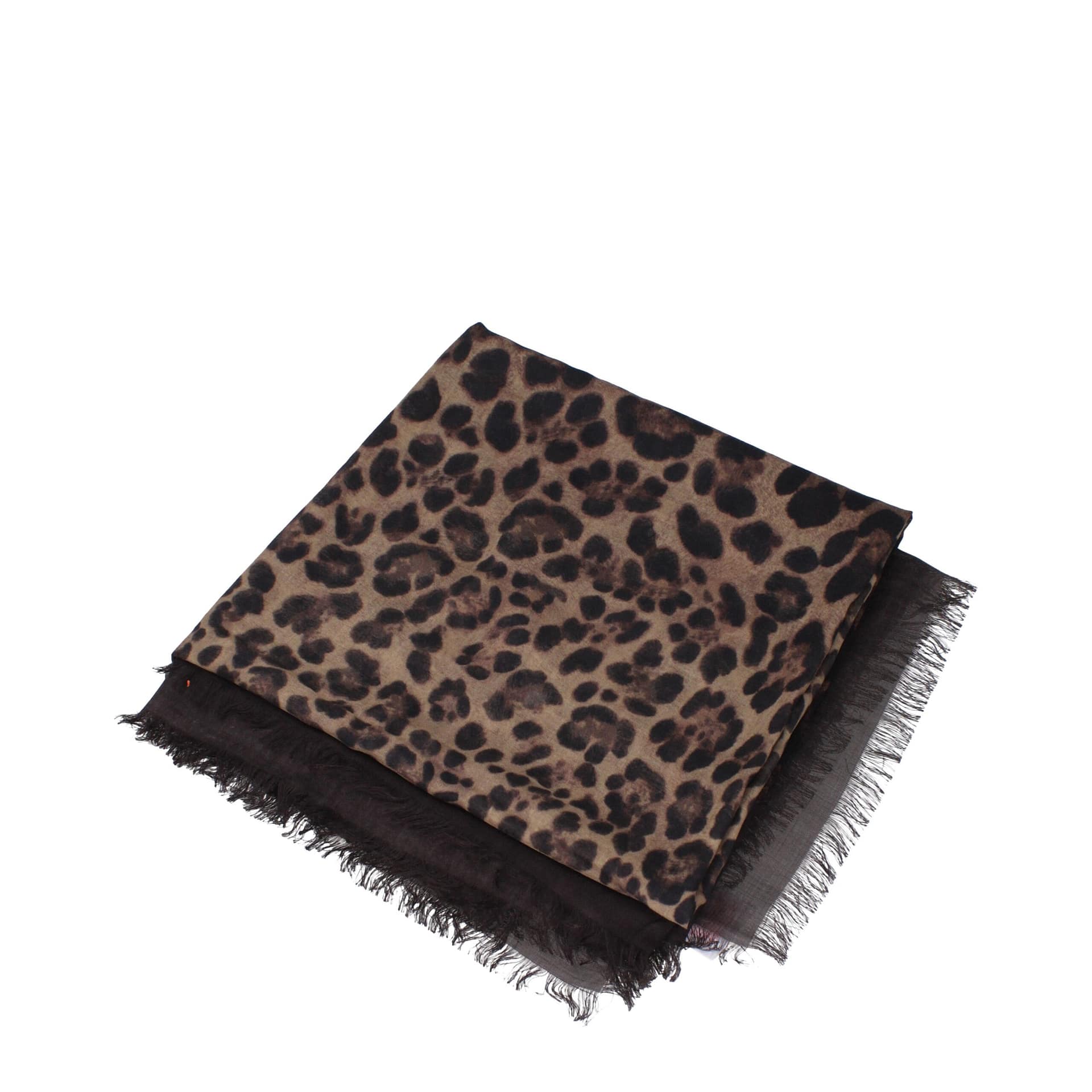 Valentino Garavani Brown Cashmere Foulard - Image 2