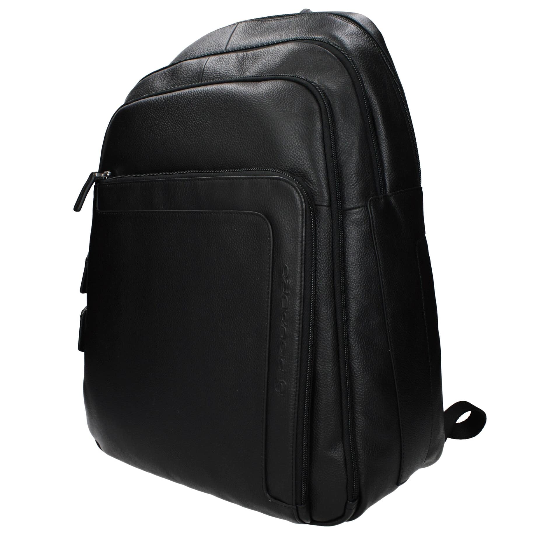 Piquadro Black Leather Backpack - Image 2