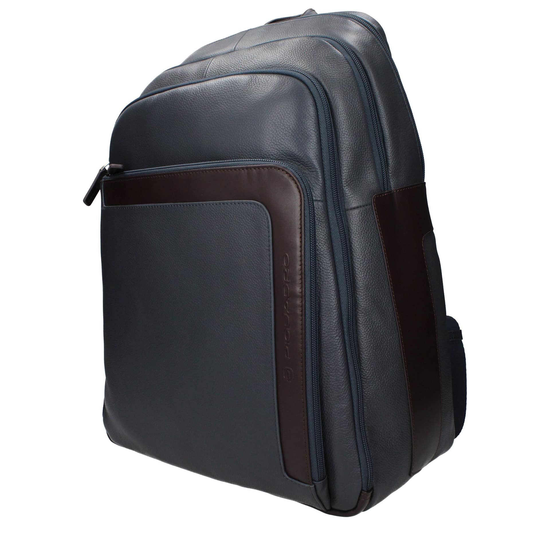 Piquadro Gray Leather Backpack - Image 2