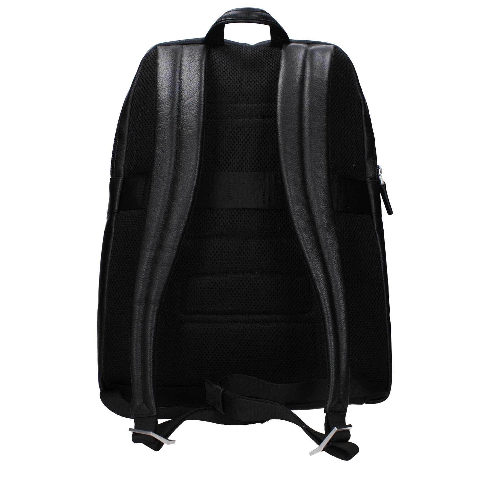 Piquadro Black Leather Backpack - Image 3