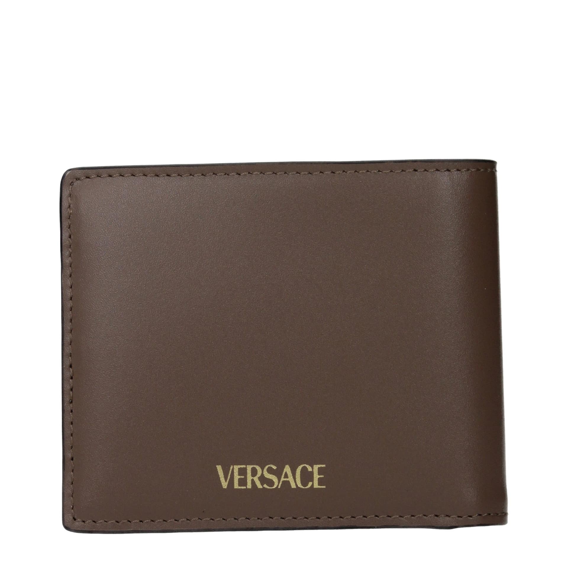 Versace Brown Leather Wallet - Image 2