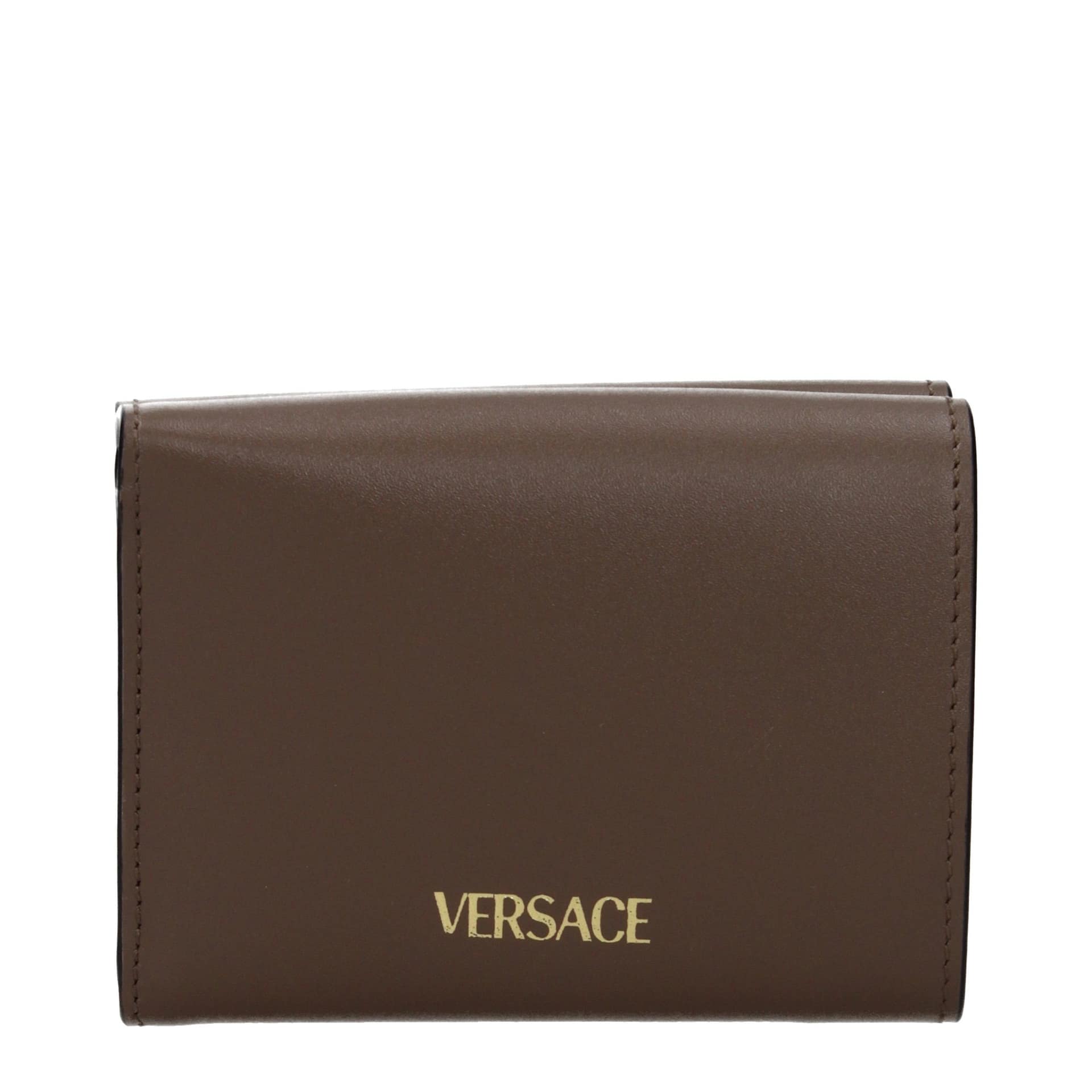 Versace Brown Leather Wallet - Image 2