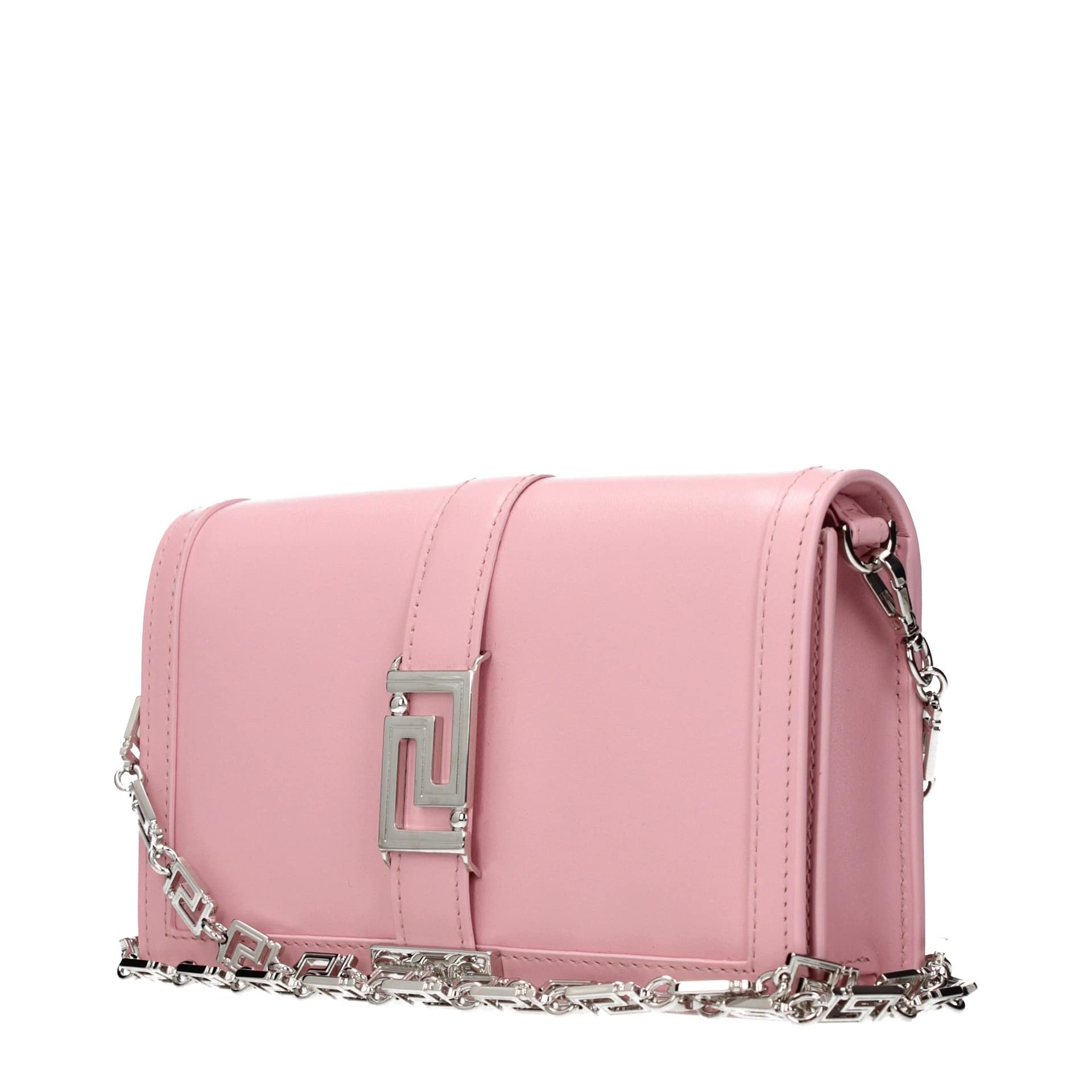 Versace Pink Leather Shoulder Bag - Image 2