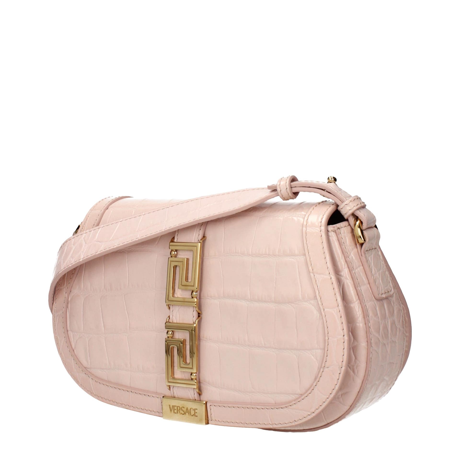 Versace Pink Leather Shoulder Bag - Image 2
