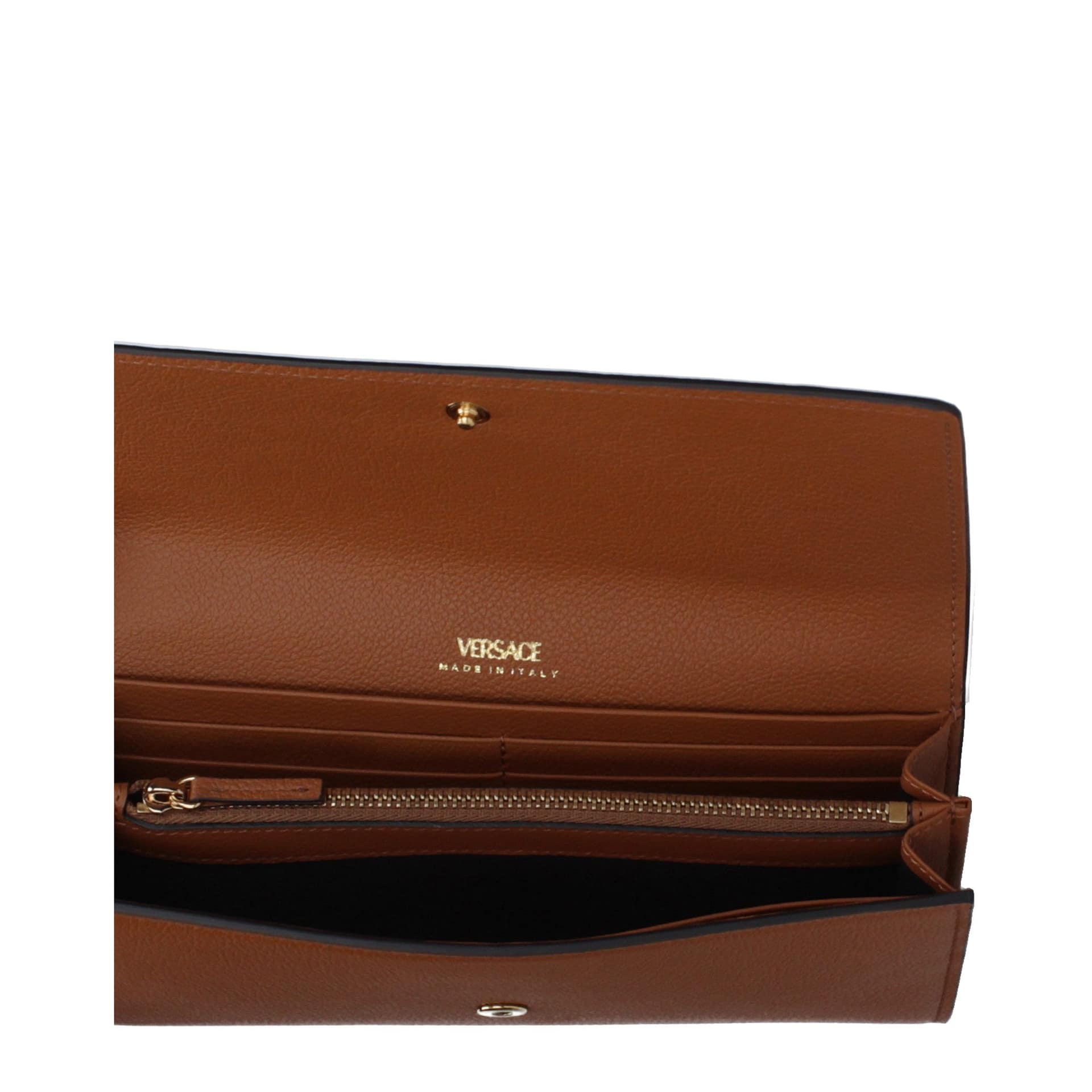Versace Brown Leather Wallet - Image 3