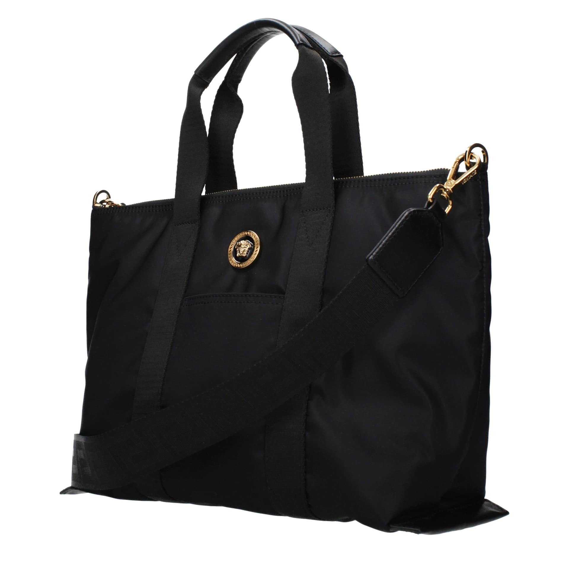 Versace Black Nylon Handbag - Image 2