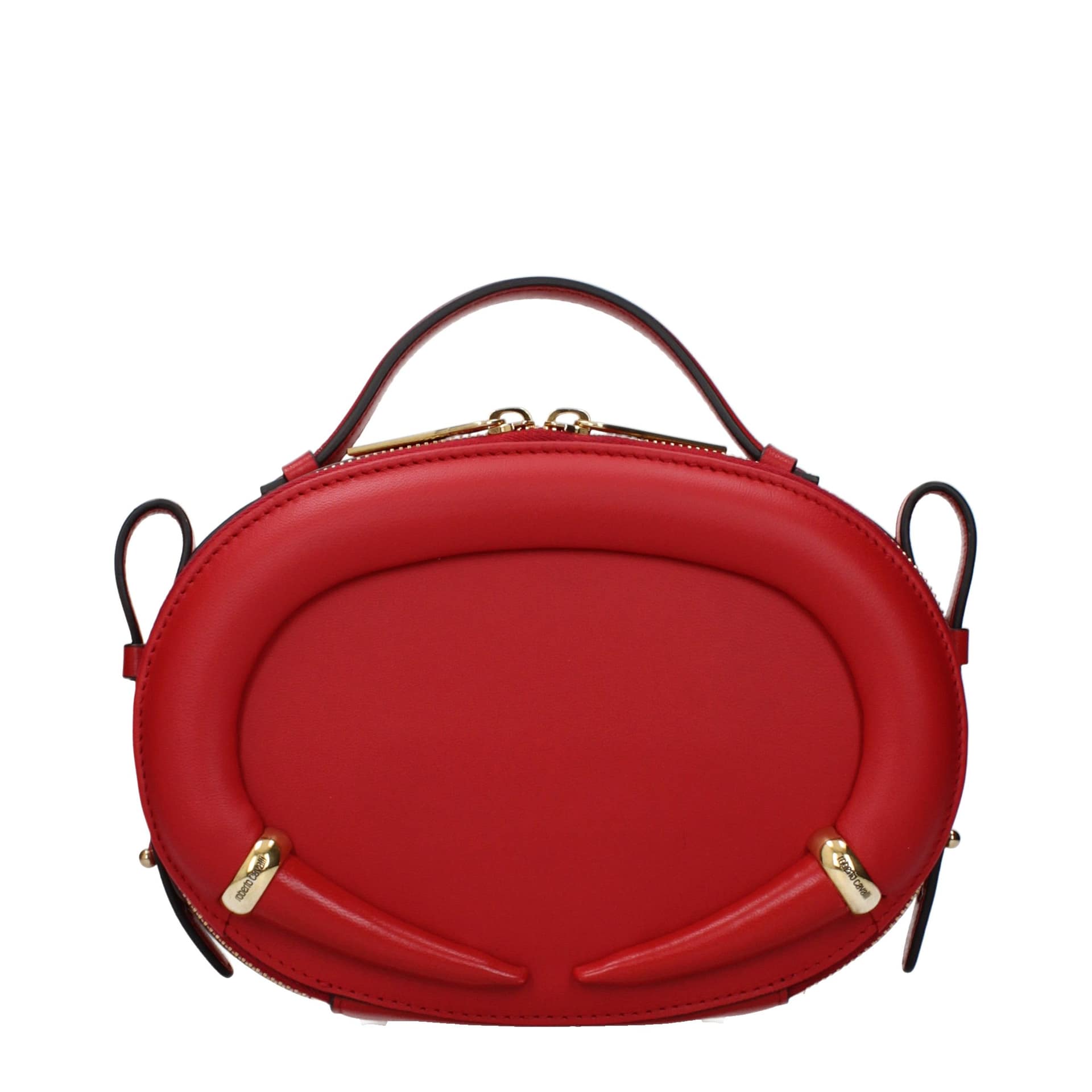 Roberto Cavalli Red Leather Handbag
