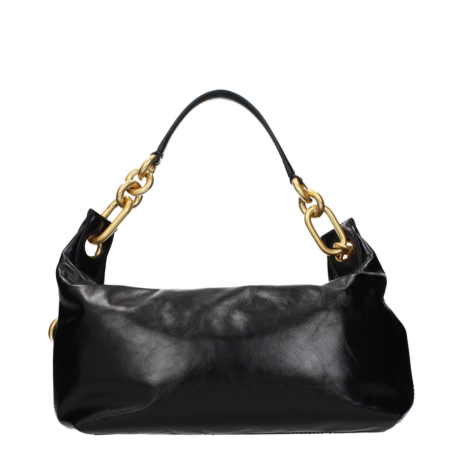 Balmain Black Leather Shoulder Bag - Image 3
