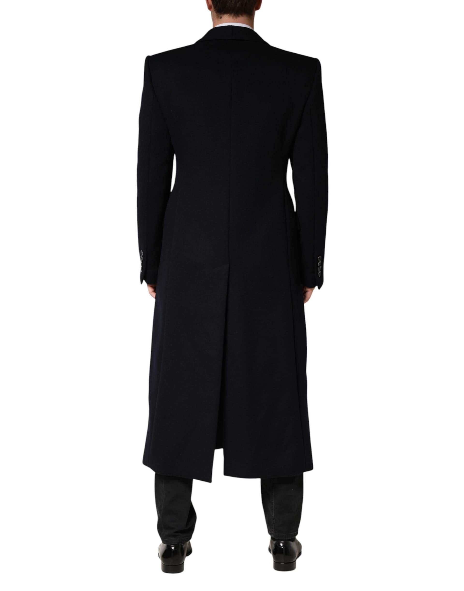 Dolce & Gabbana Black Single Breasted Trench Coat Jacket - Image 4