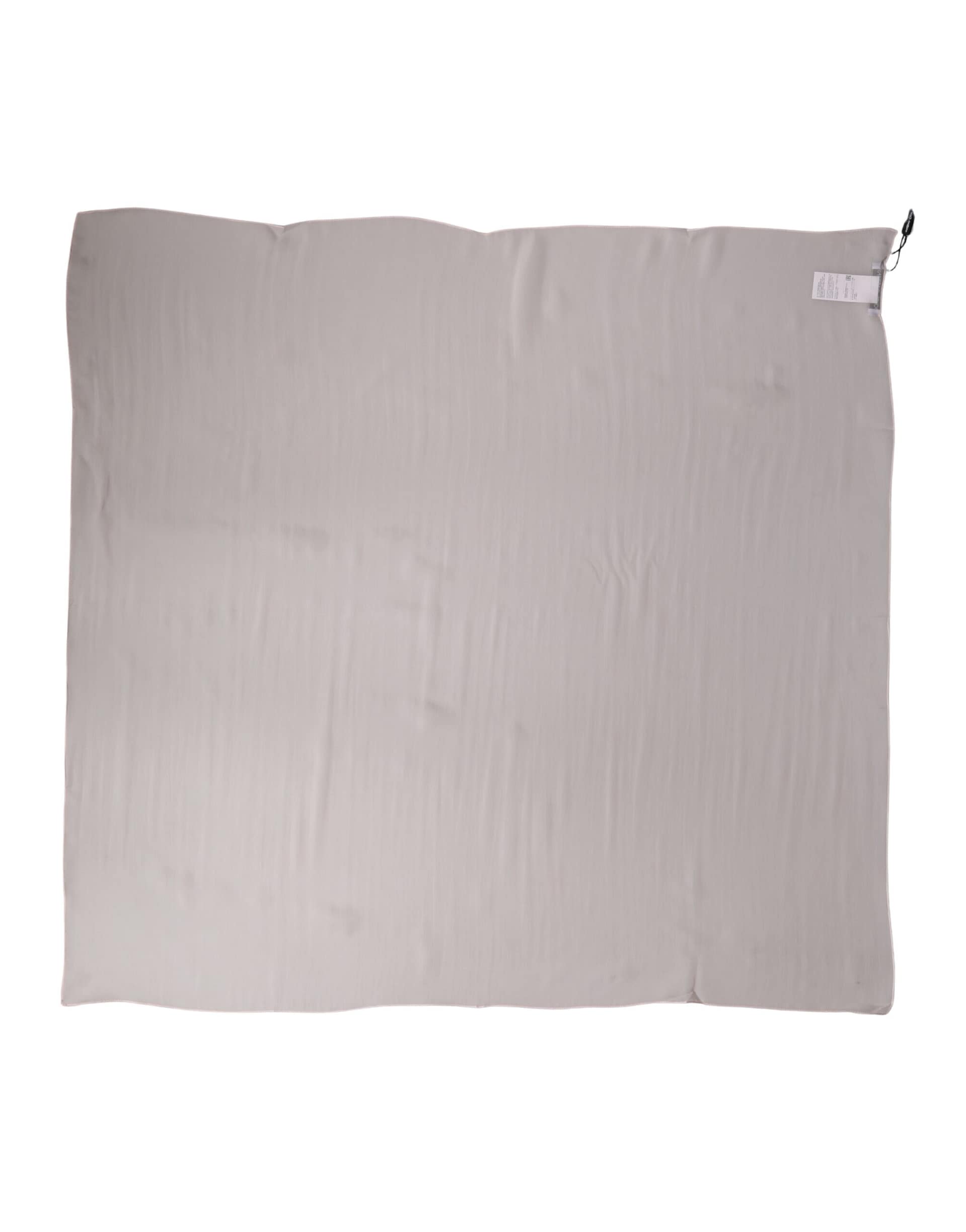 Dolce & Gabbana Light Pink Silk Neck Wrap Foulard 91.5cm x 88cm Scarf