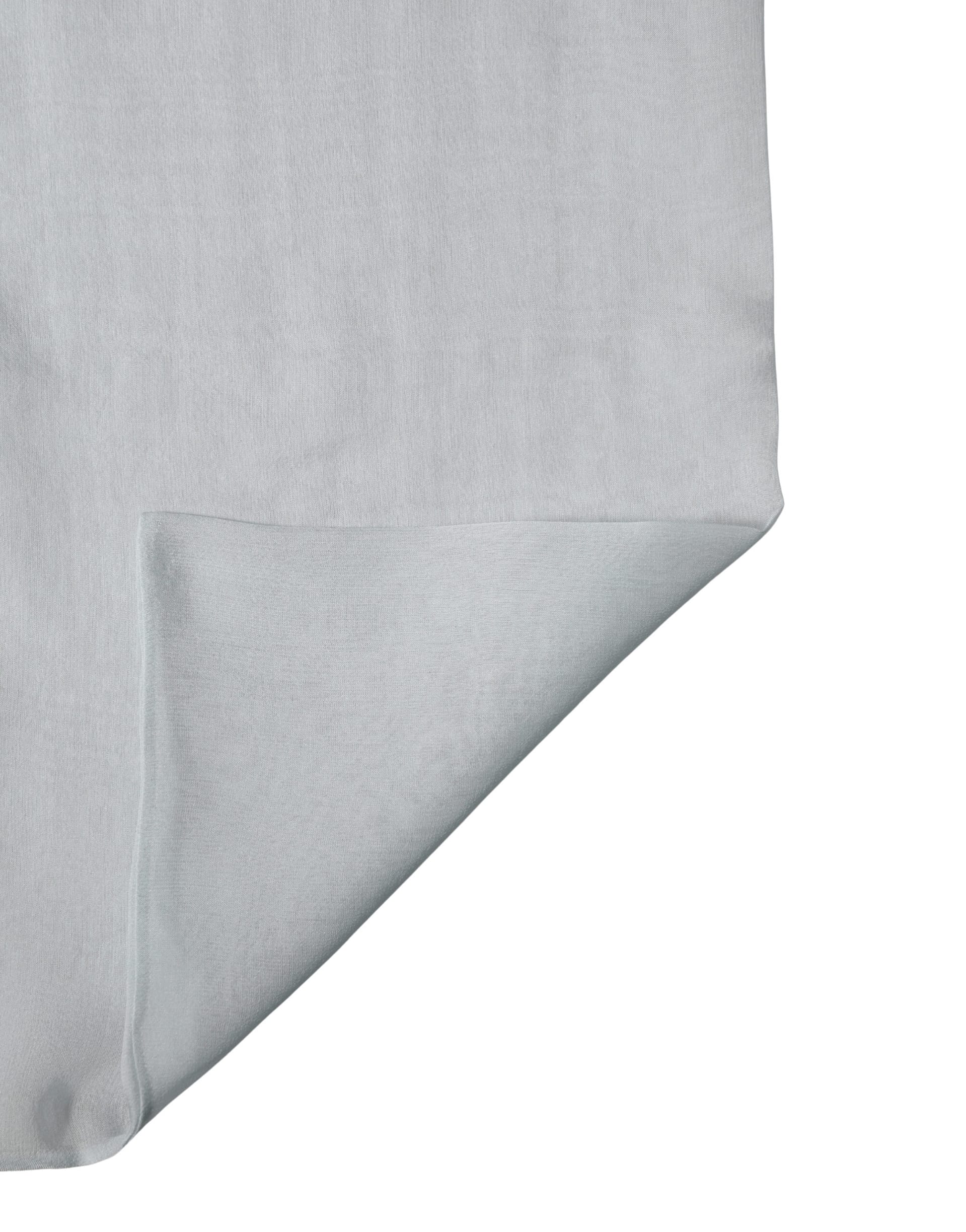 Dolce & Gabbana Light Blue Silk Sash Wrap Foulard 294.5cm x 19cm Scarf - Image 3