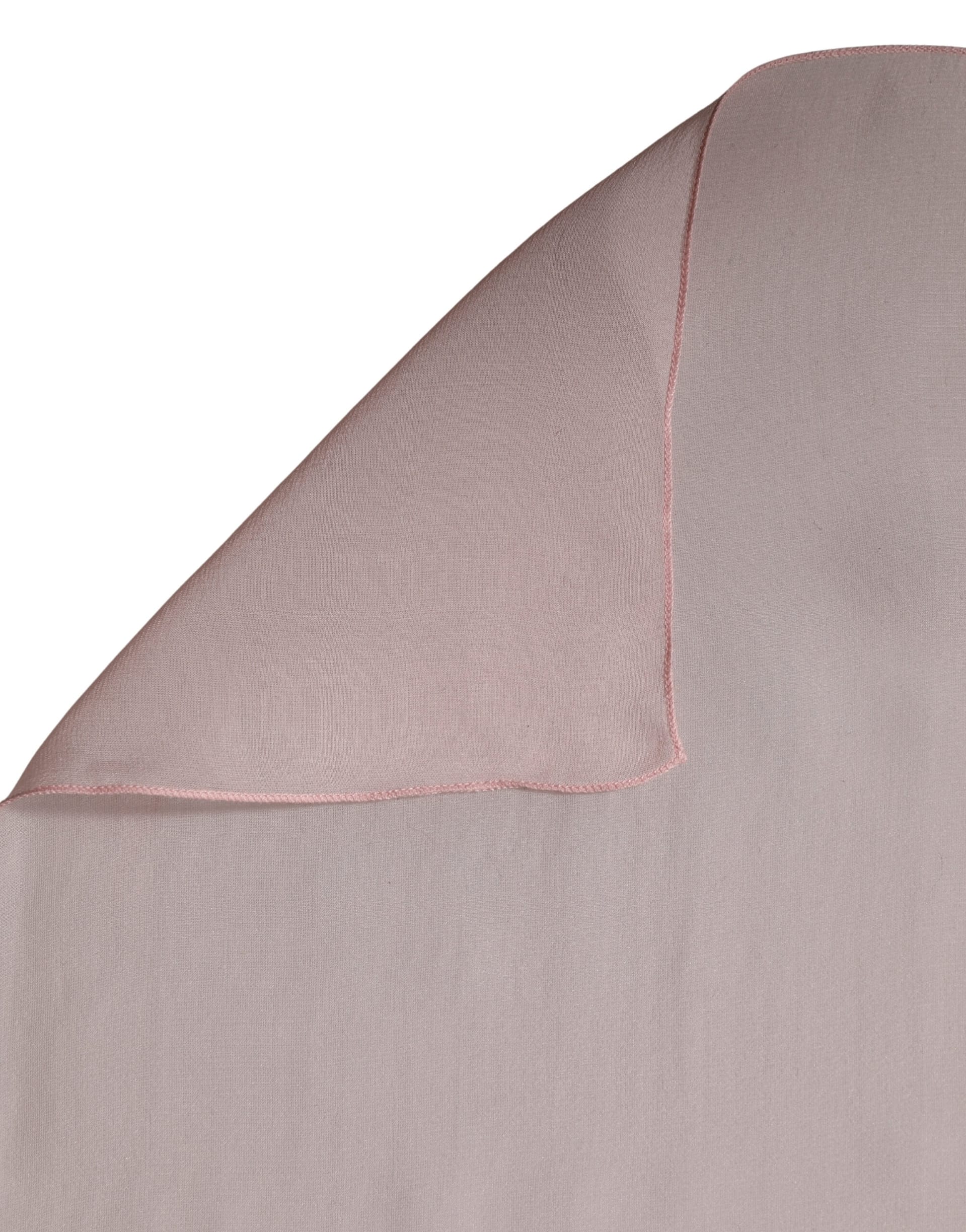 Dolce & Gabbana Light Pink Silk Neck Wrap Shawl Stole 272cm x 120cm Scarf - Image 3