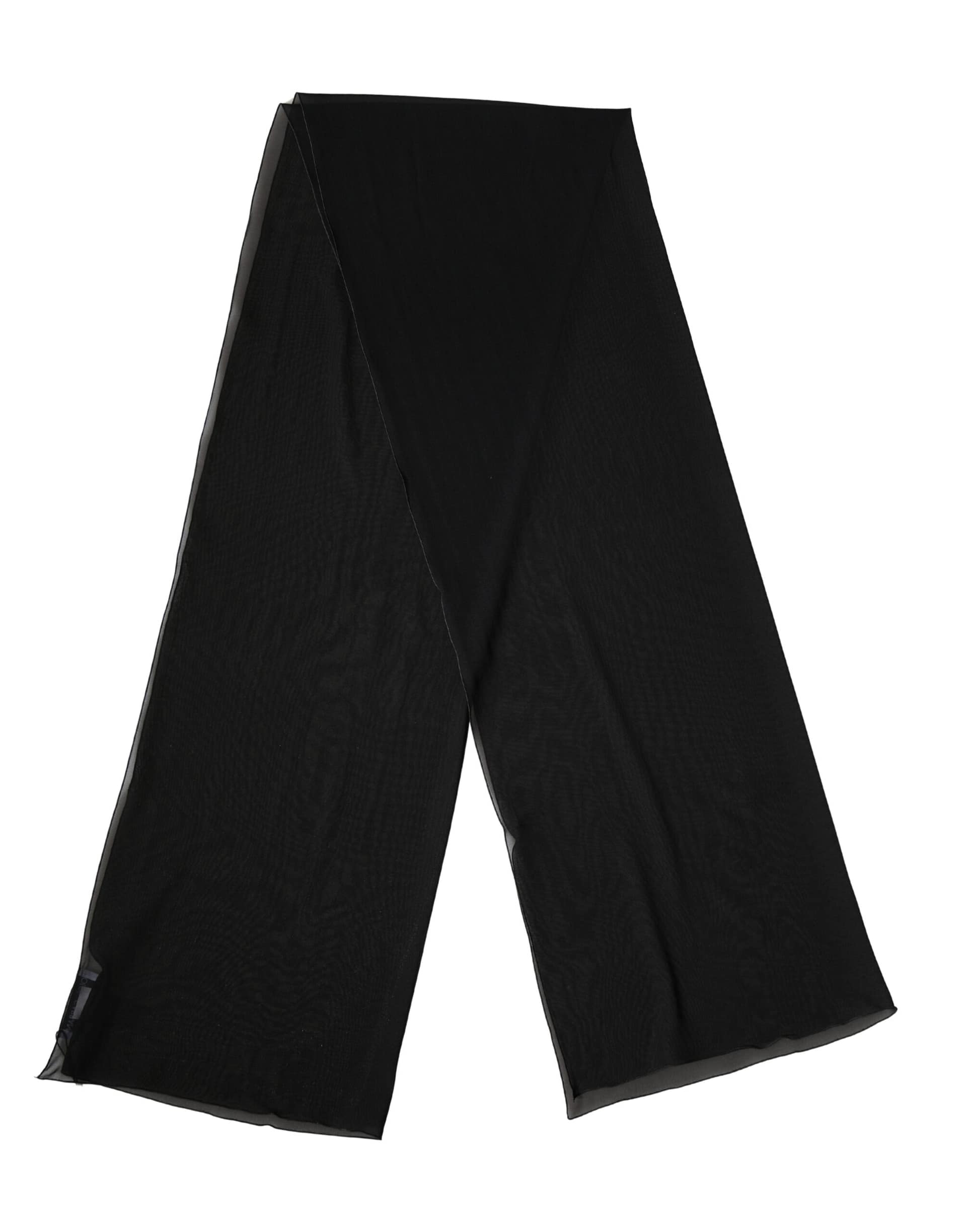 Dolce & Gabbana Black Silk Neck Wrap Shawl Stole 200cm x 64cm Scarf - Image 2