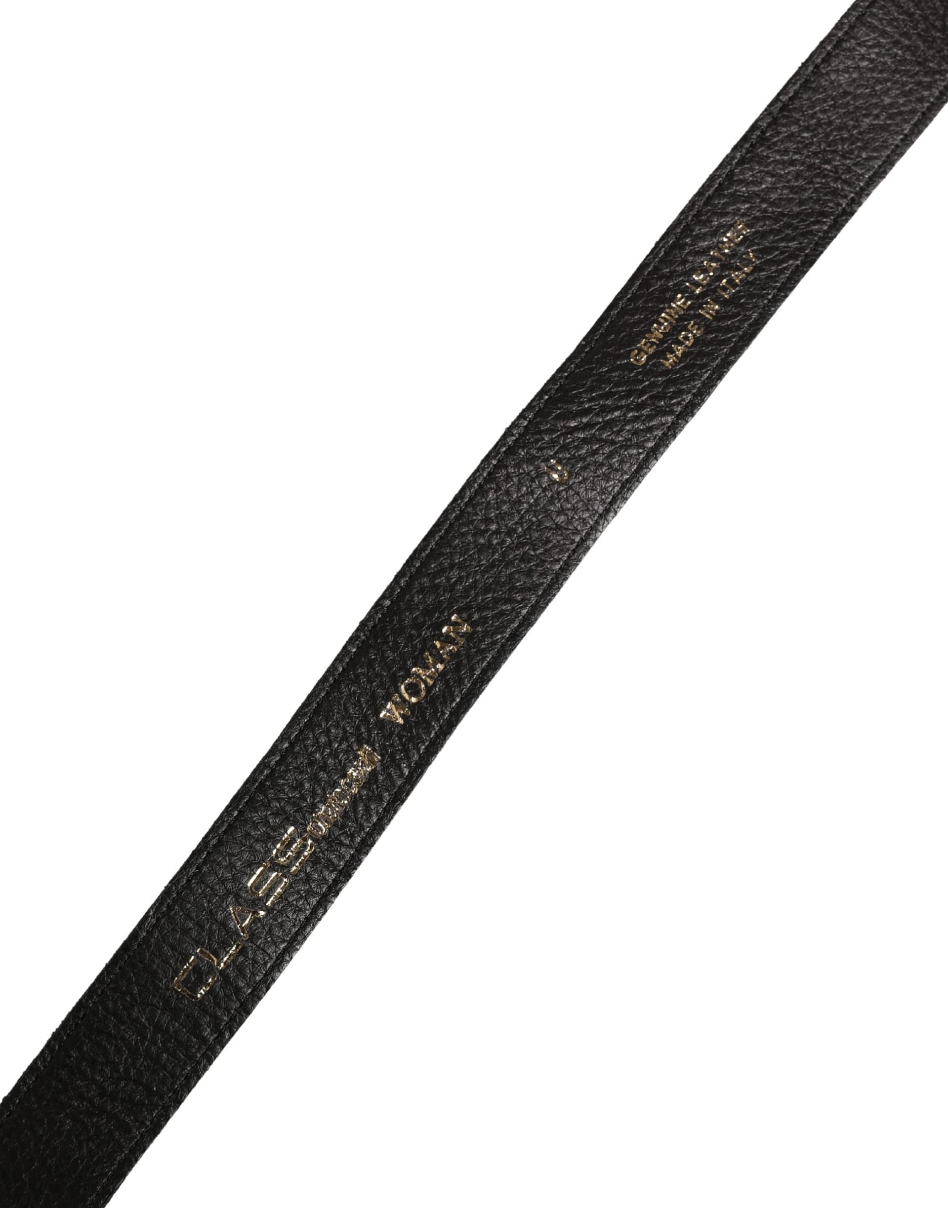 Cavalli Class Multicolor Floral Wide Waist Gold Metal Buckle Cintura Belt - Image 6