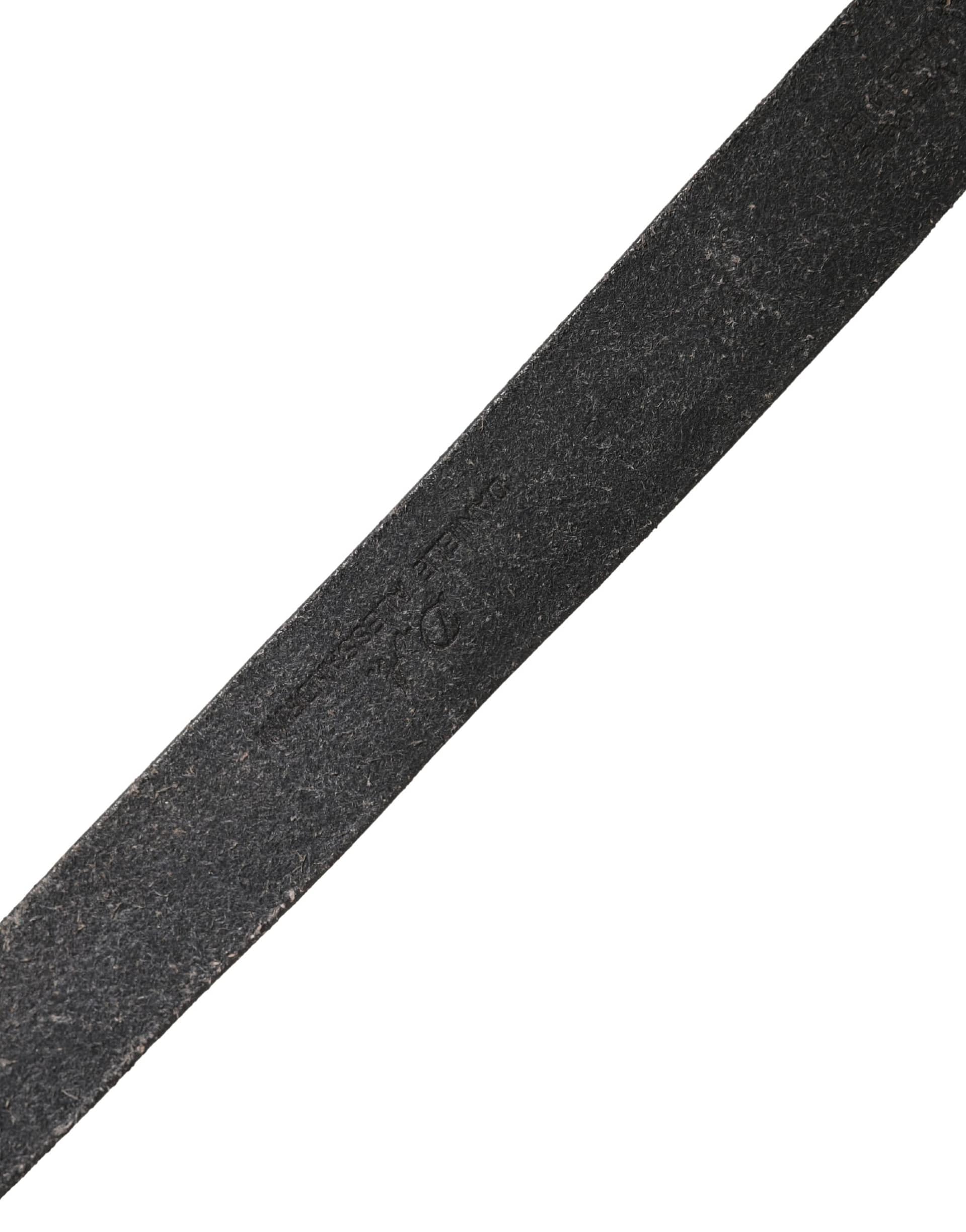 Daniele Alessandrini Men Black Leather Metal Buckle Belt - Image 6