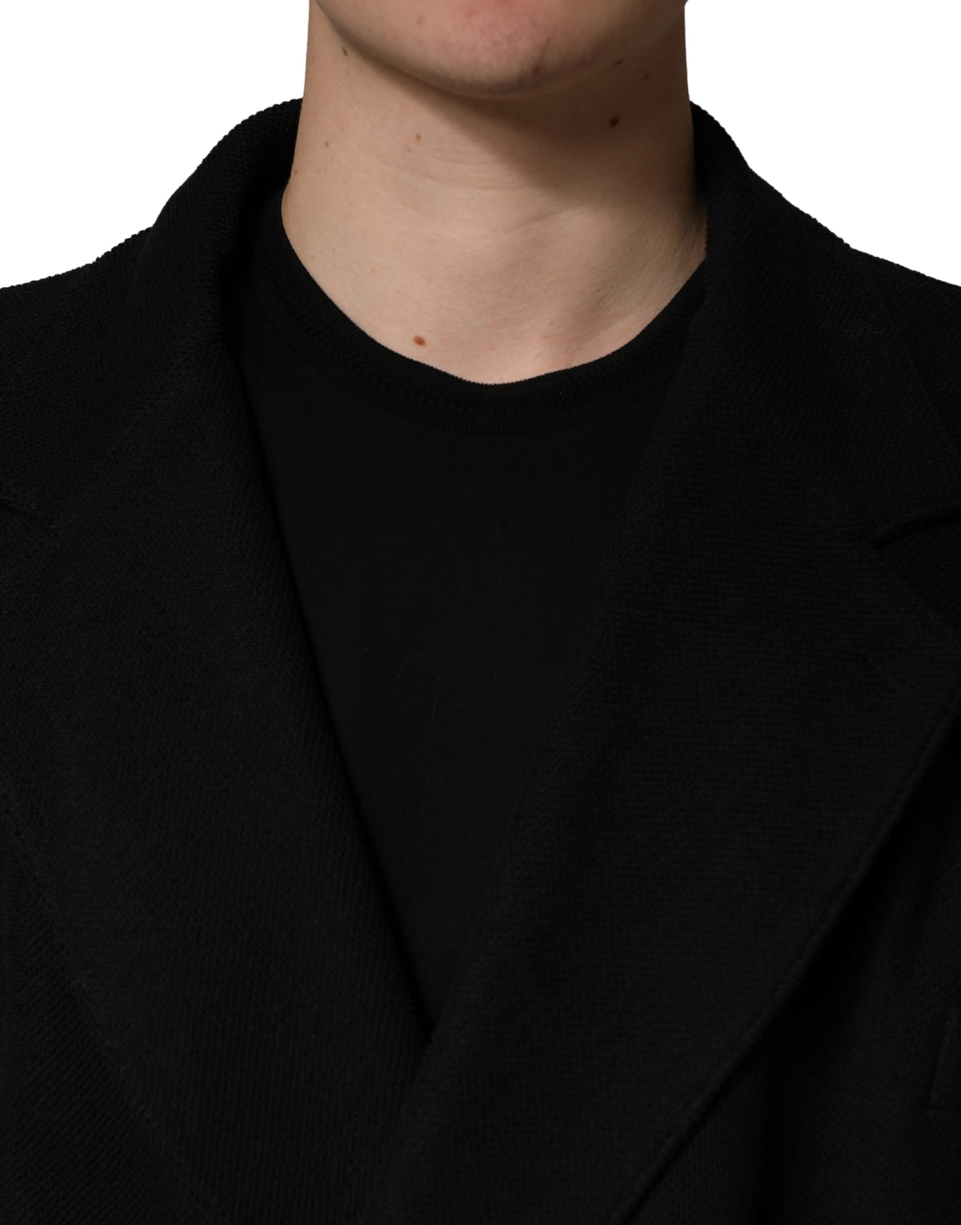 Dolce & Gabbana Black Double Breasted 2 Buttons Suit Jacket - Image 5