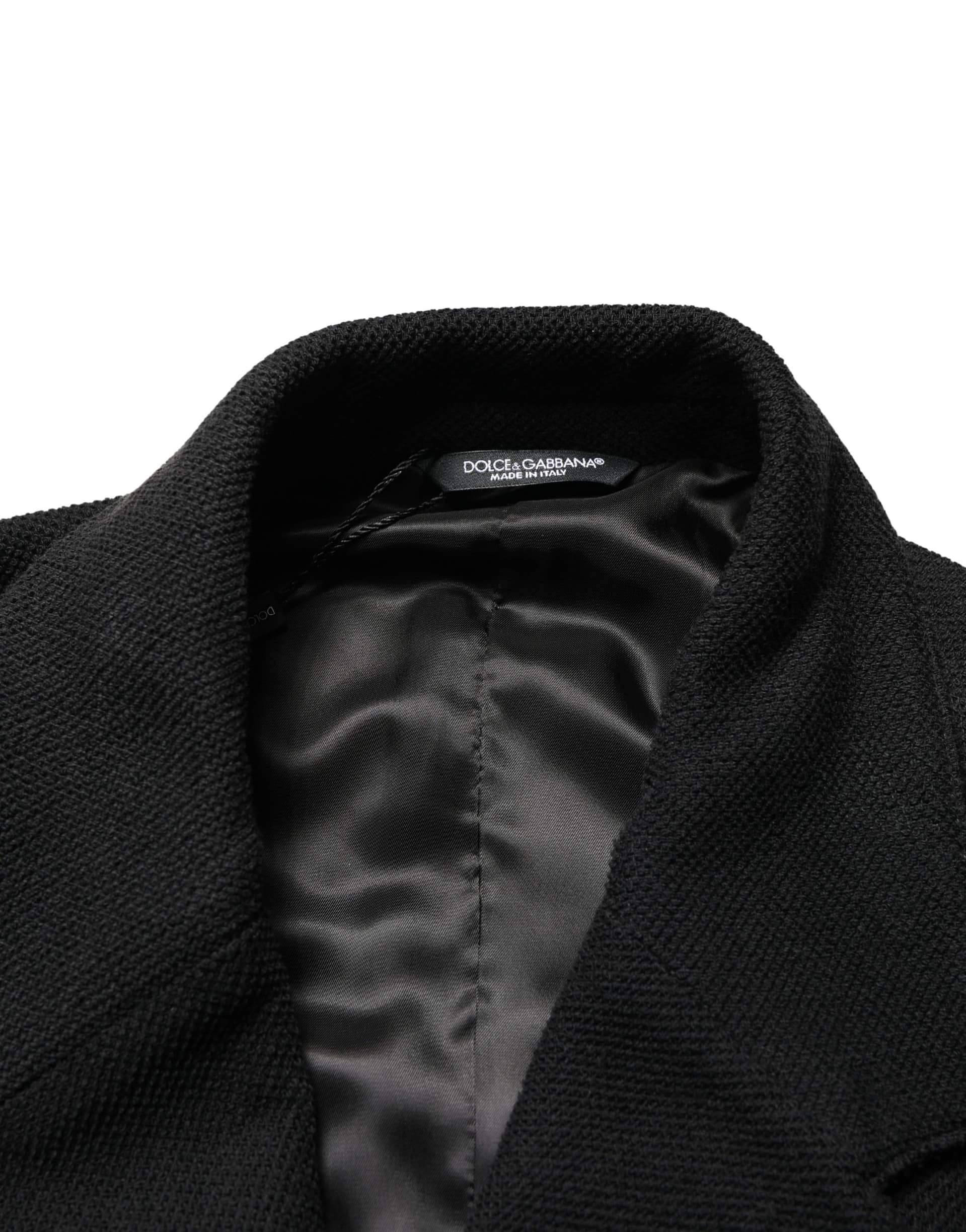 Dolce & Gabbana Black Double Breasted 2 Buttons Suit Jacket - Image 7