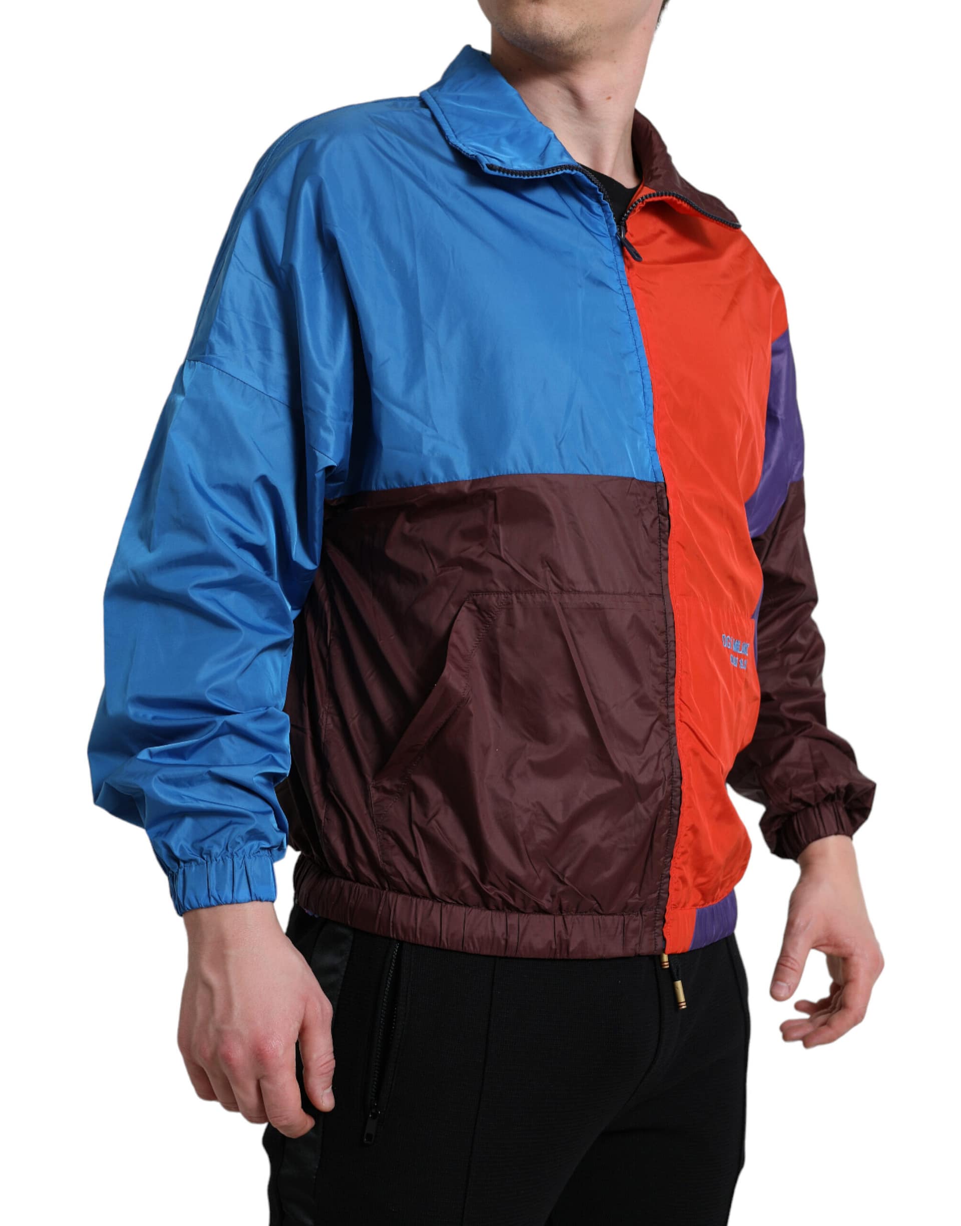 Dolce & Gabbana Multicolor Color Windbreaker Jacket - Image 3