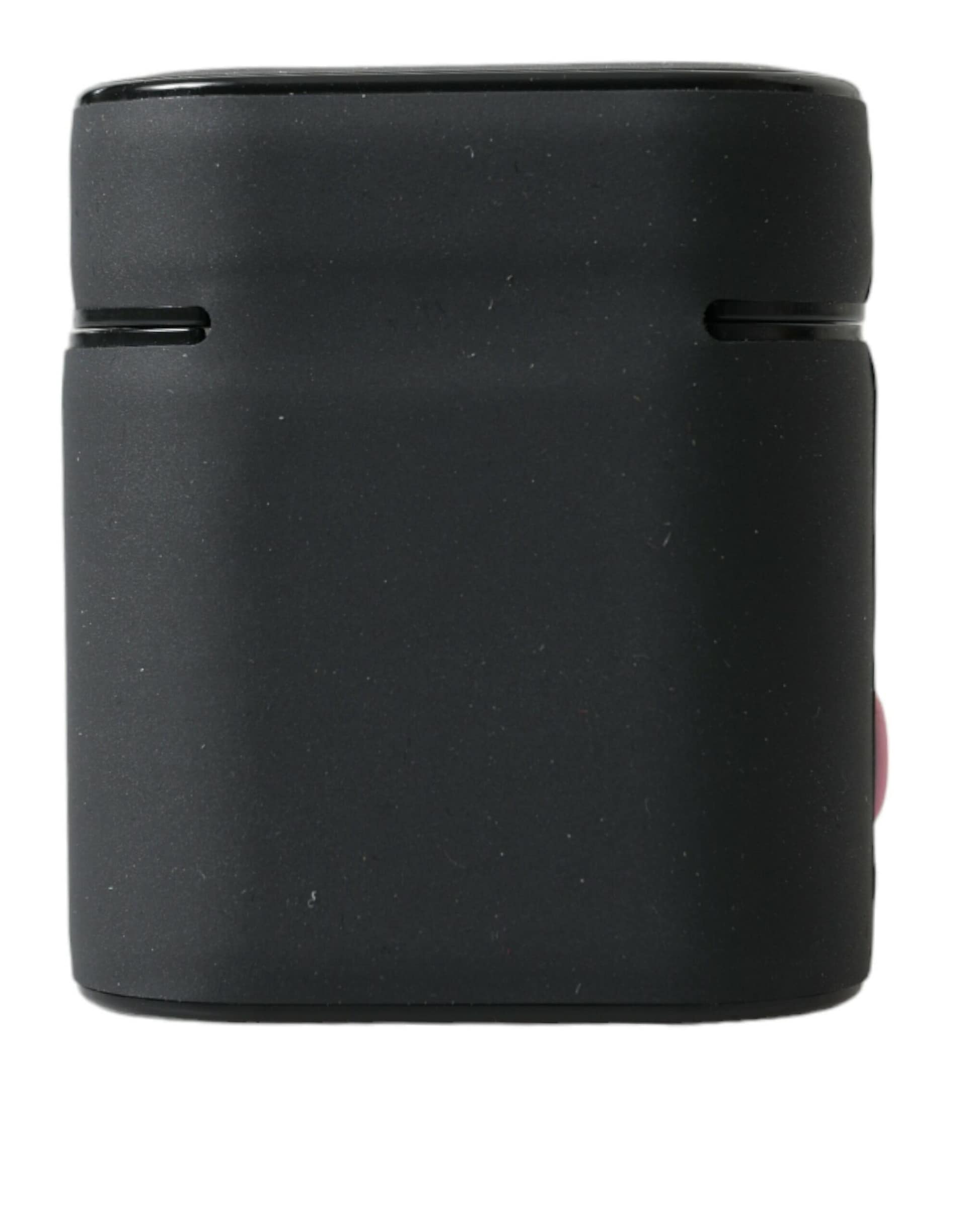 Dolce & Gabbana Black Pink Silicone Embossed Logo Airpods Case - Image 3