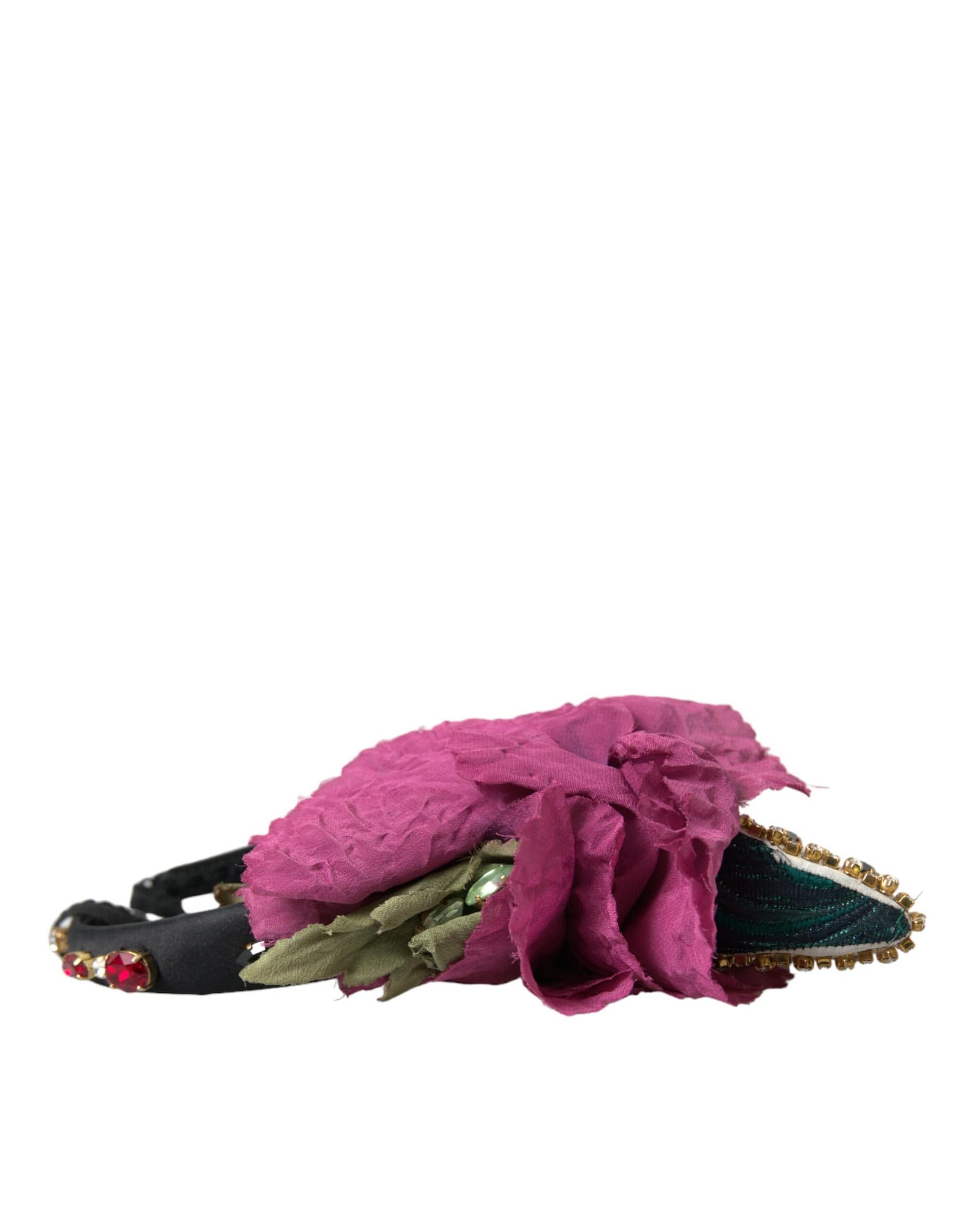 Dolce & Gabbana Red Watermelon Cherry Crystal Hairband Statement Diadem - Image 8