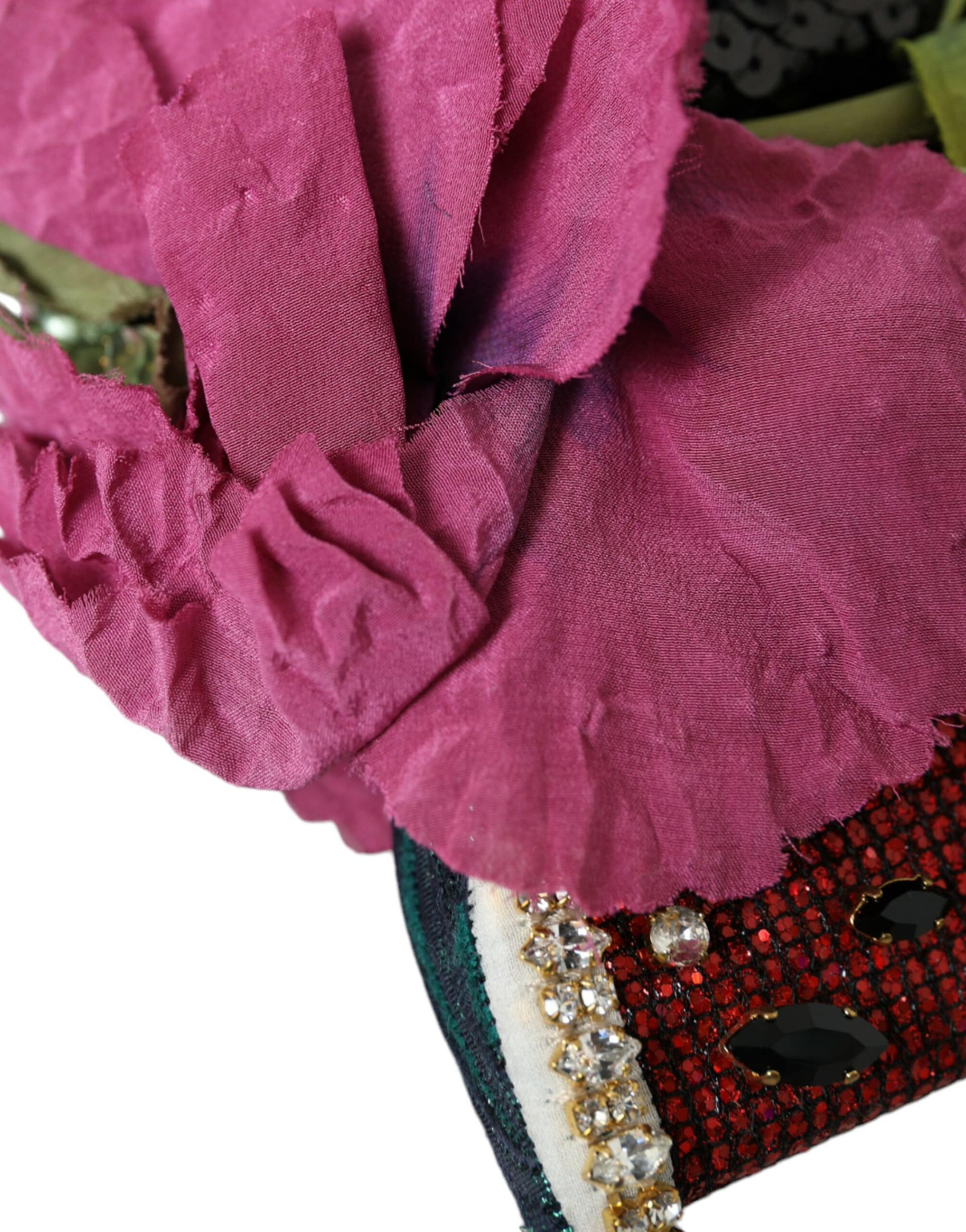 Dolce & Gabbana Red Watermelon Cherry Crystal Hairband Statement Diadem - Image 5