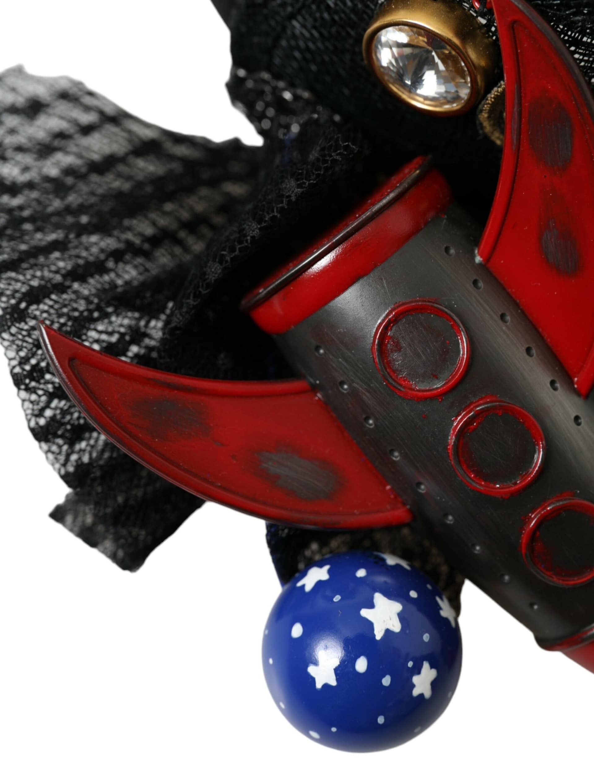 Dolce & Gabbana Multicolor Missile Rocket Crystal Stars Headband Diadem - Image 5