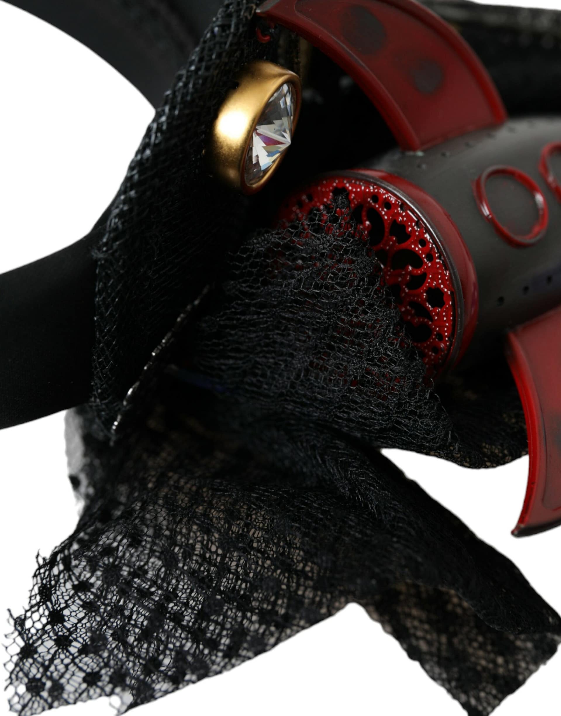 Dolce & Gabbana Multicolor Missile Rocket Crystal Stars Headband Diadem - Image 6