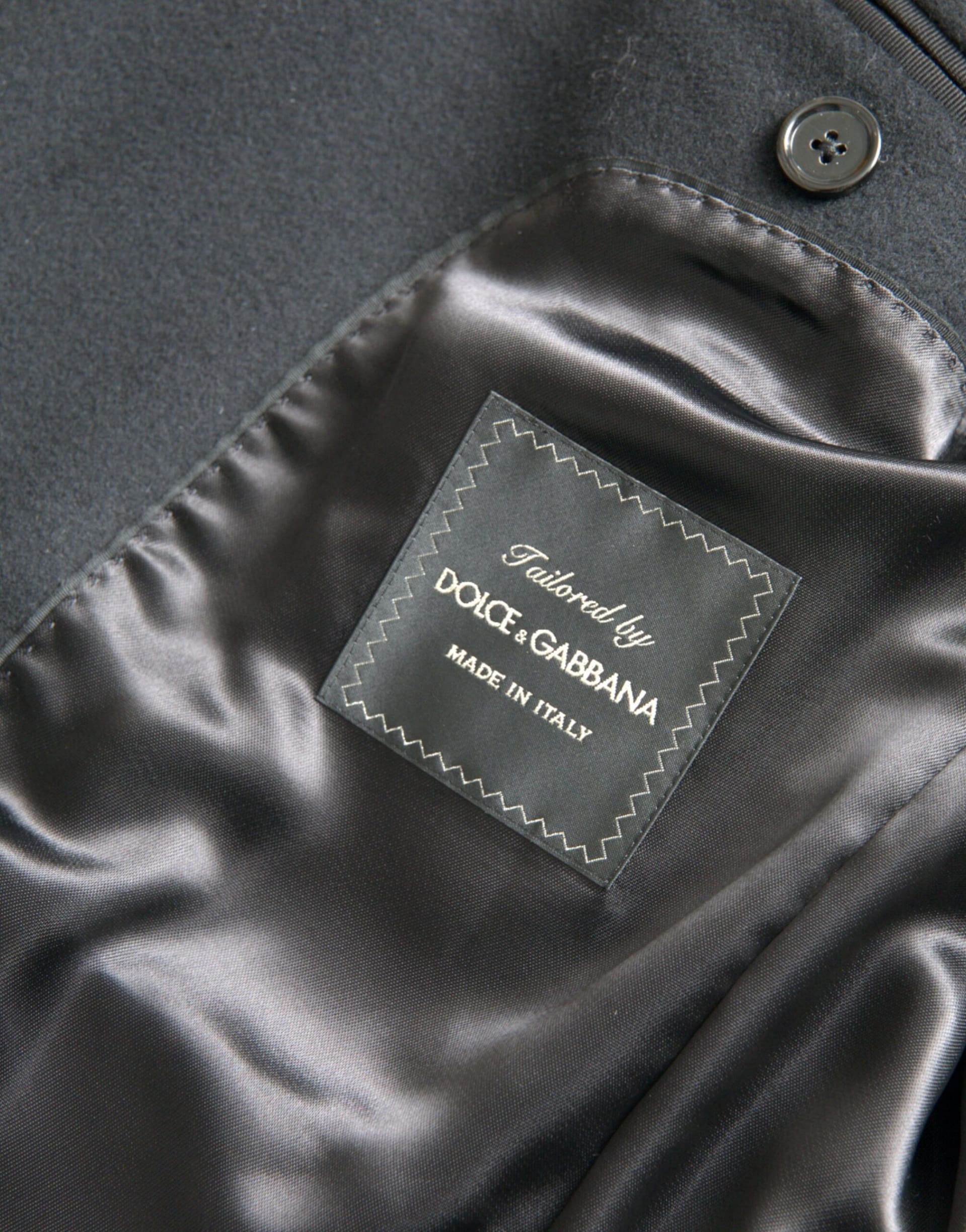 Dolce & Gabbana Black Single Breasted Trench Coat Jacket - Image 8