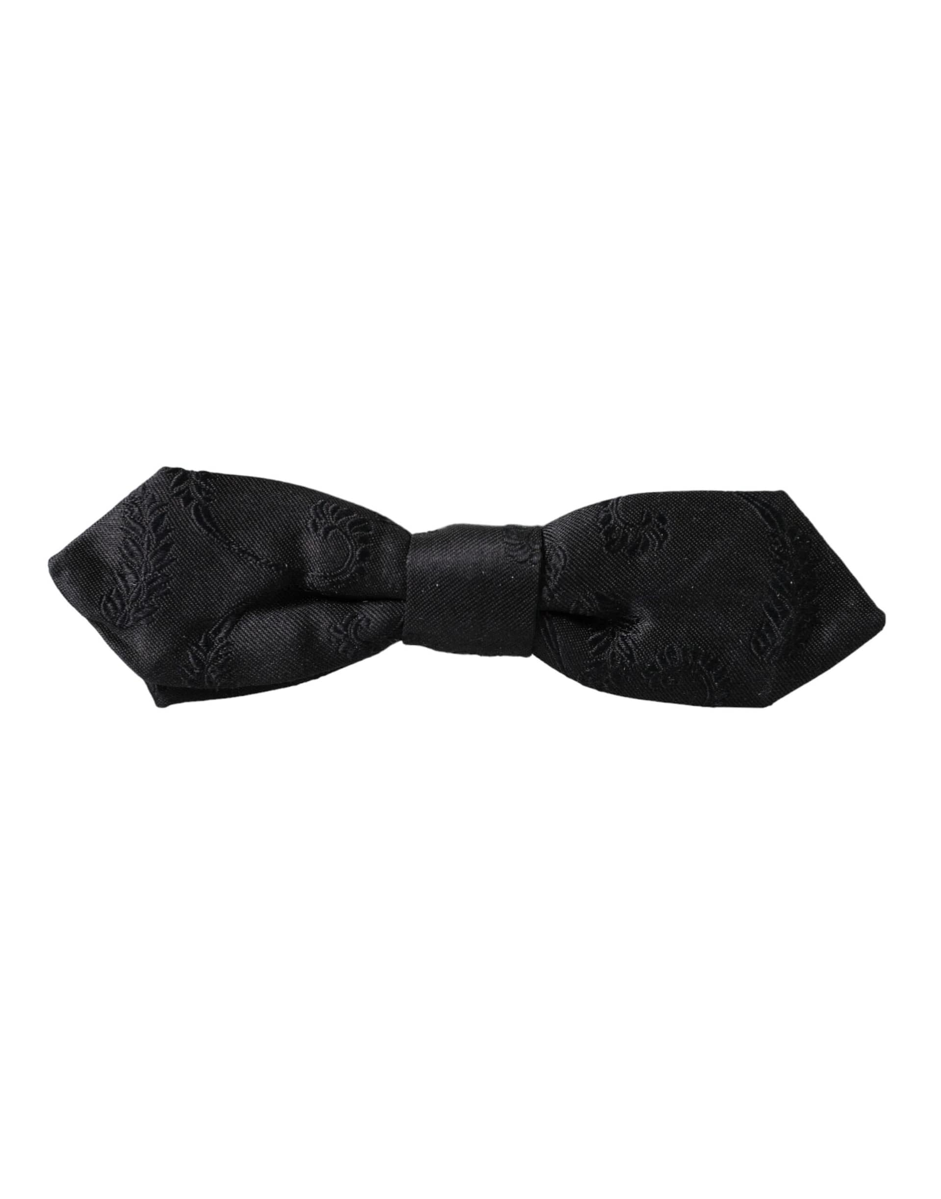 Dolce & Gabbana Multicolor Fantasy Silk Adjustable Neck Bow Tie - Image 4
