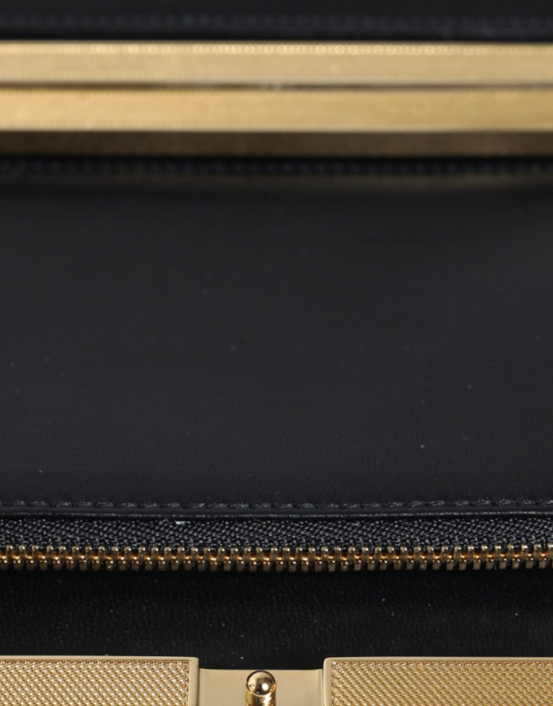 Dolce & Gabbana Multicolor Floral Gold Frame Clutch Evening Purse Bag - Image 8