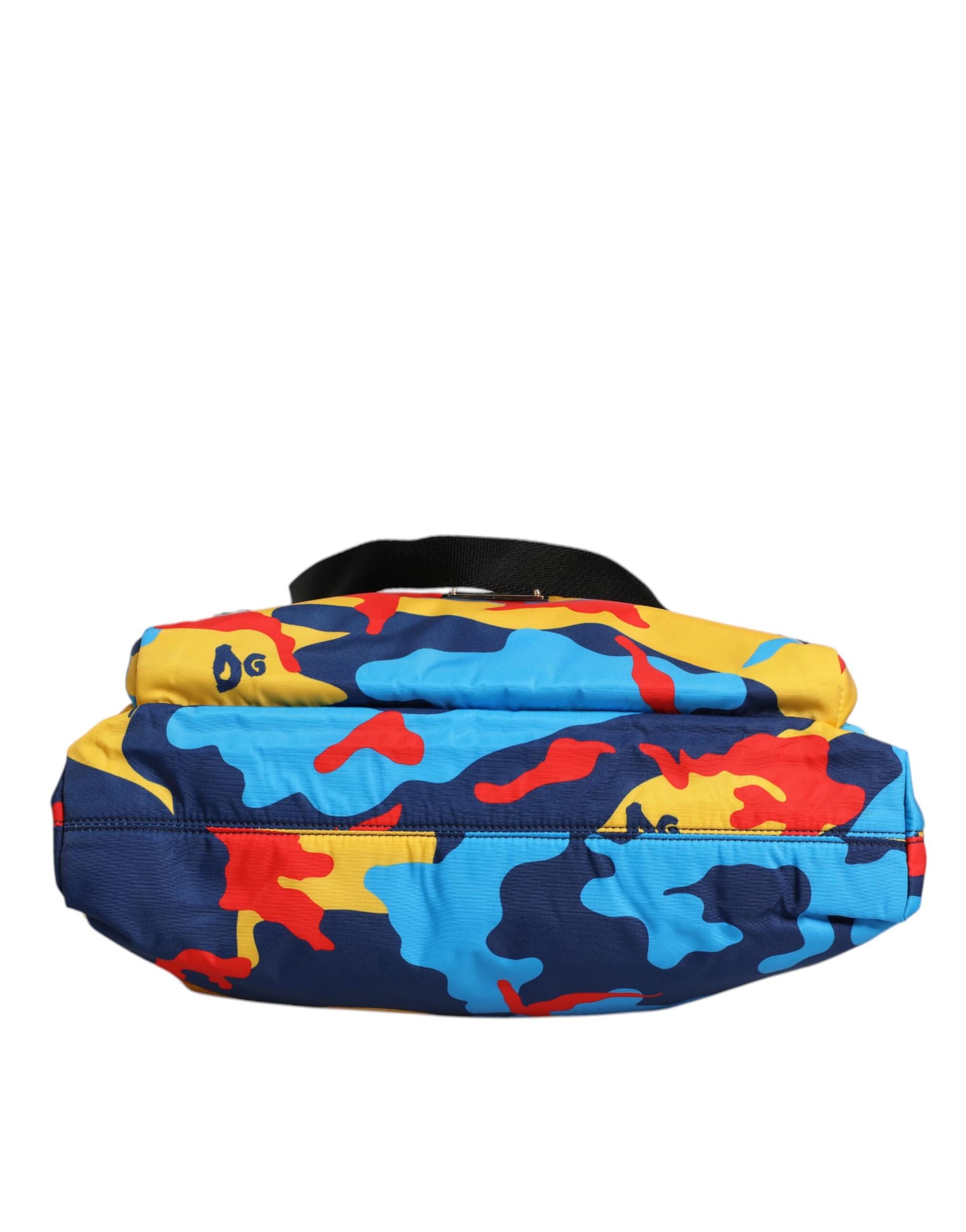 Dolce & Gabbana Multicolor Camouflage Nylon Shopping Tote Bag - Image 6
