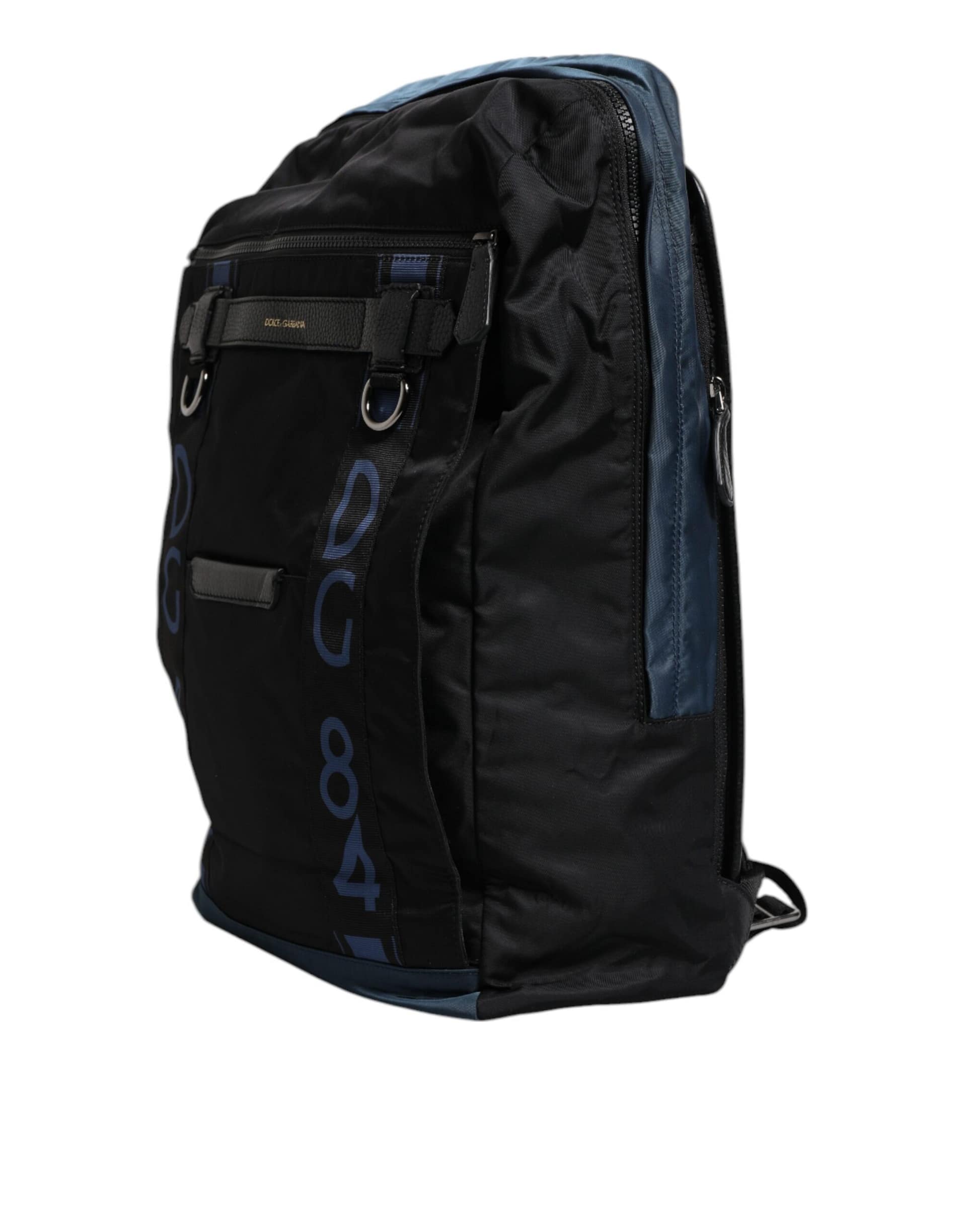 Dolce & Gabbana Black Nylon DG Logo School Backpack Bag - Image 3